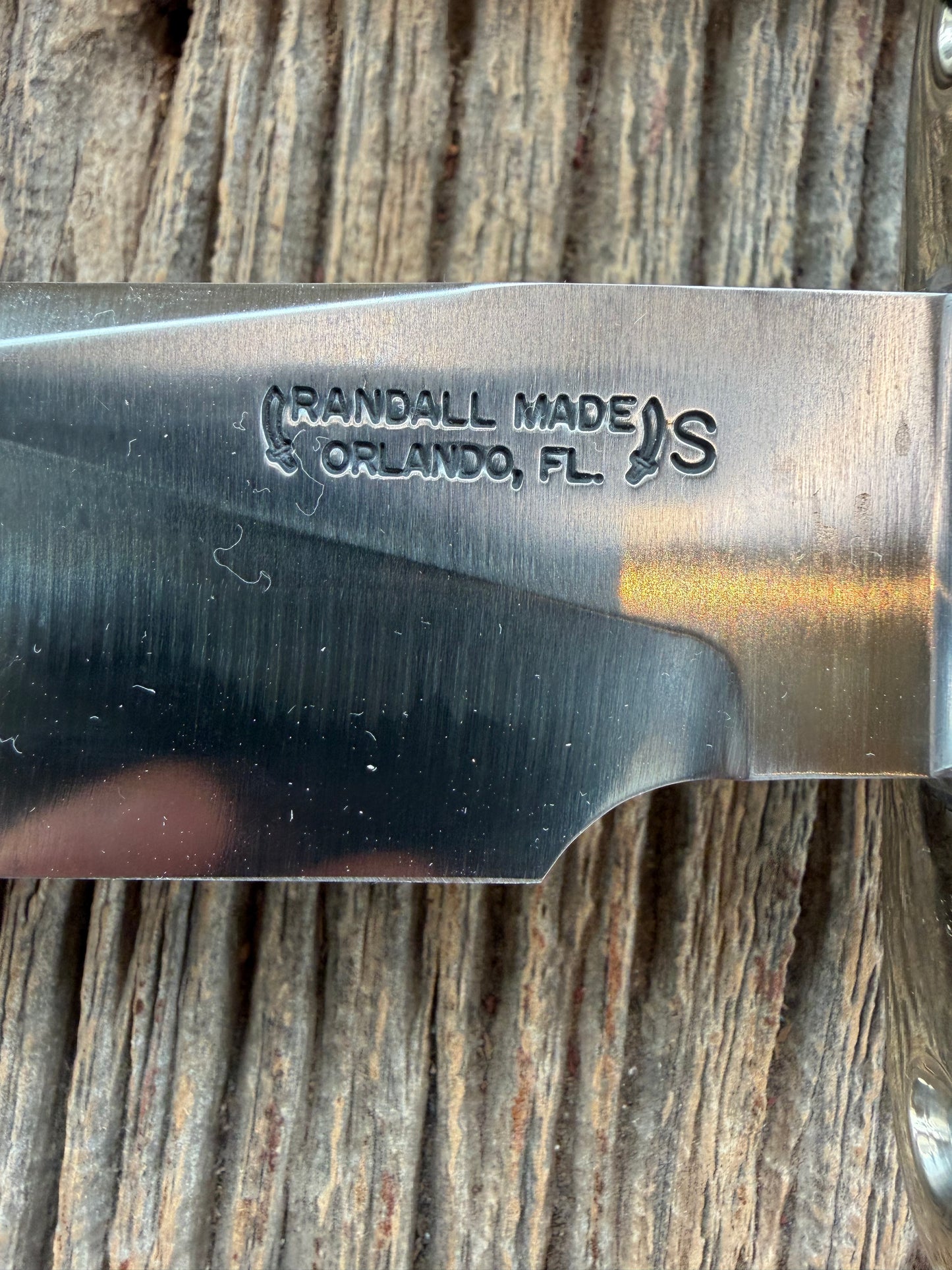 New Paper Randall Made Knife Model Sergeant Green Micarta Stainless Nickel Hilt