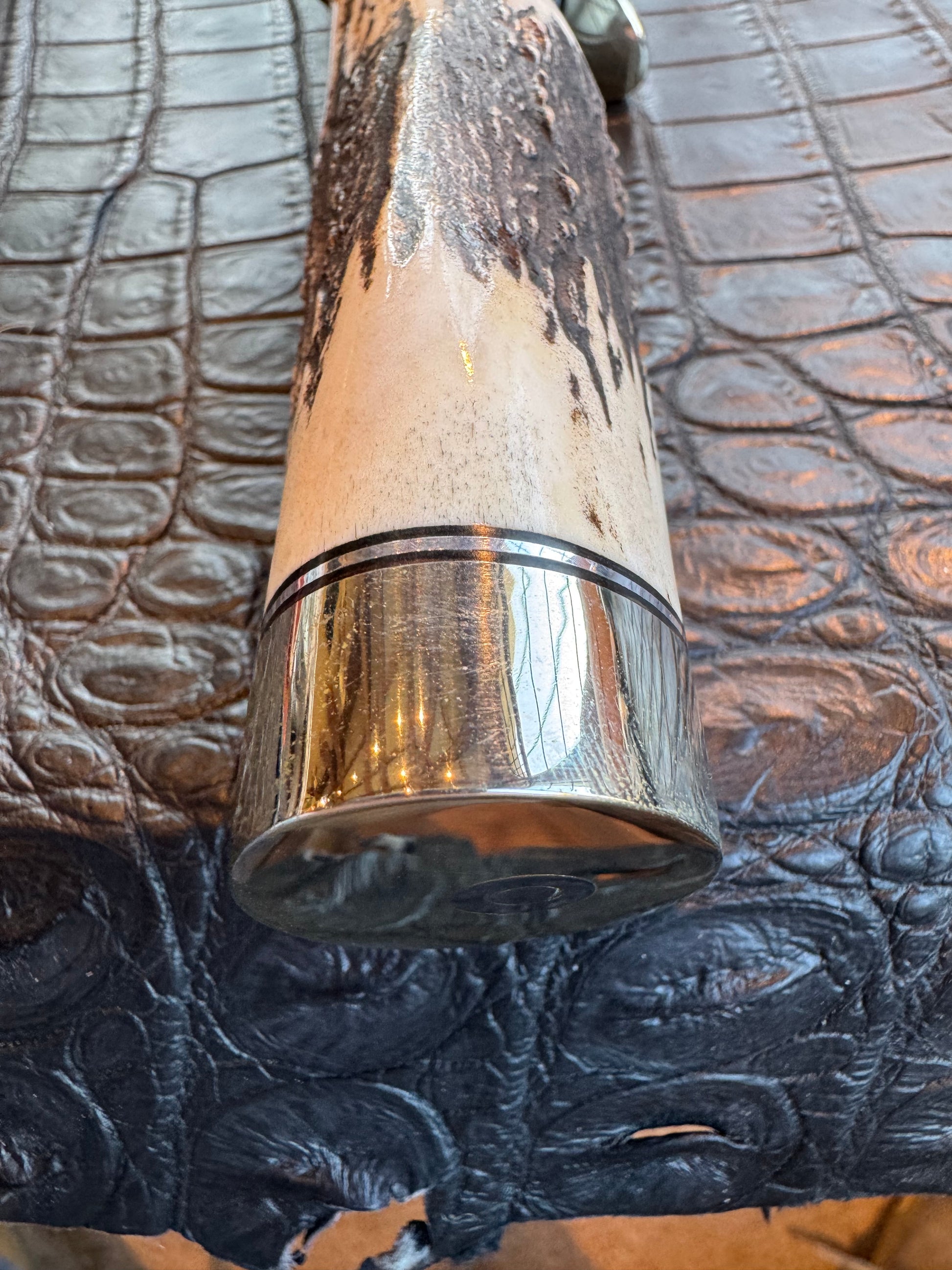 Nice Randall Knife 14-7 1/2 Stag Nickel Silver Hilt + Buttcap Stainless Steel Blade