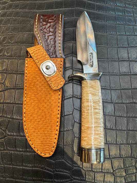 Randall Model 23 Sheath Straight Hilt in Exotic Beaver Tail by Treeman. (Sheath only)