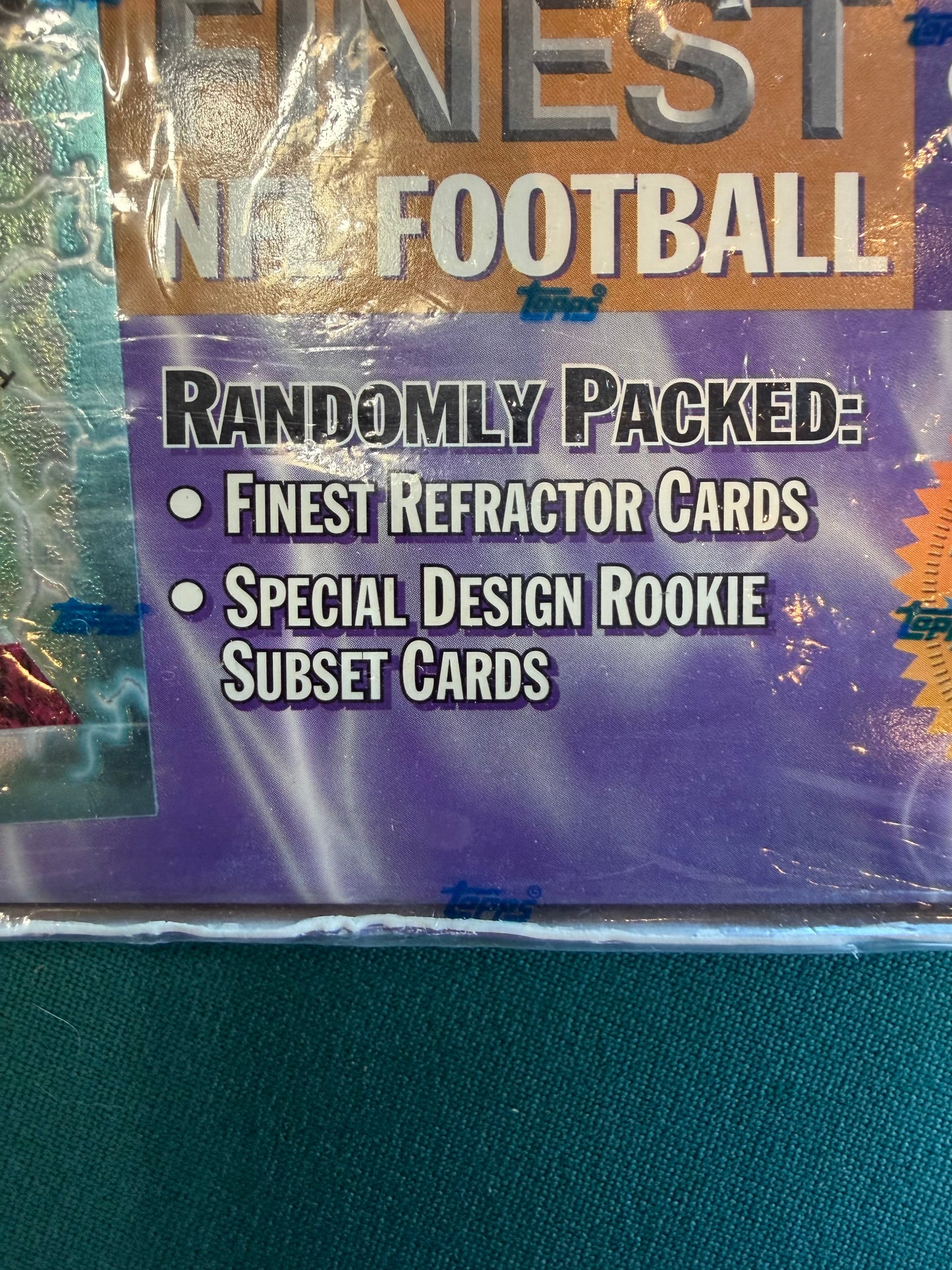 1995 Topps Finest Football Series 2 Sealed Box 24 Packs vintage RARE* Hobby Box, 24 packs
