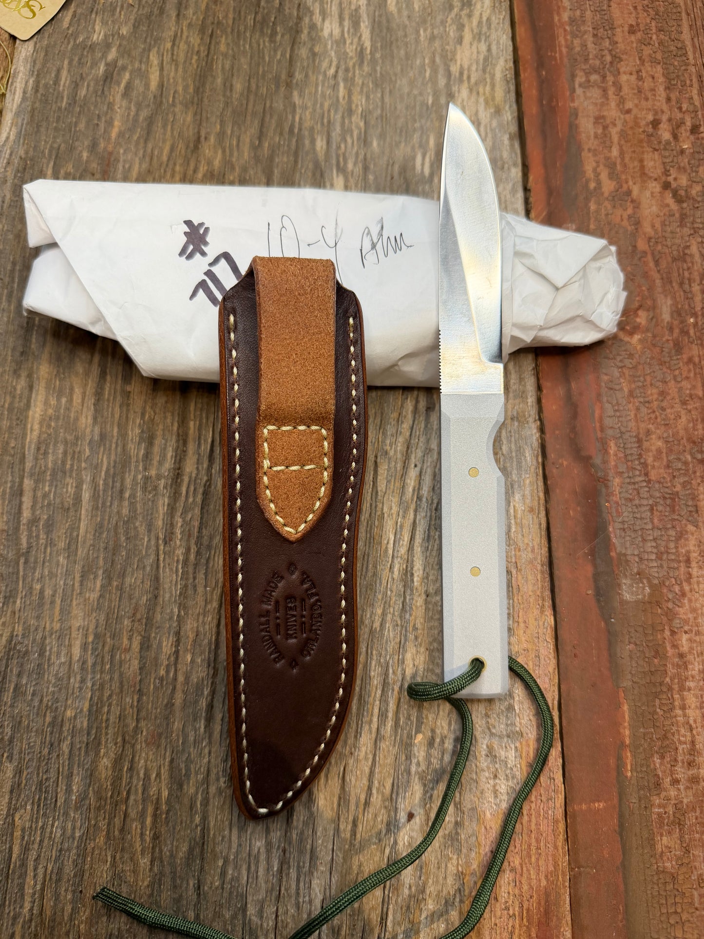 New in Paper Randall Knife Model 10-4 Fisherman Aluminum Handle Stainless Steel
