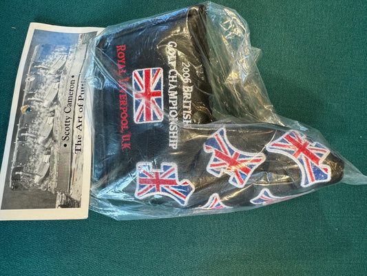 New in Bag Rare Scotty Cameron 2006 Black British Open Rotay Liverpool Head cover