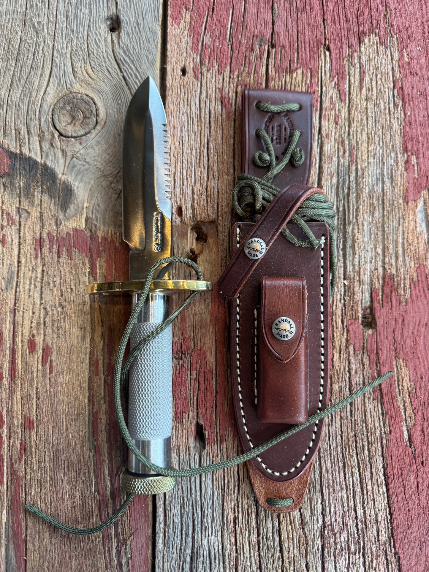 New in Paper Randall Knife Model 18-5.5 Stainless Steel Compass New