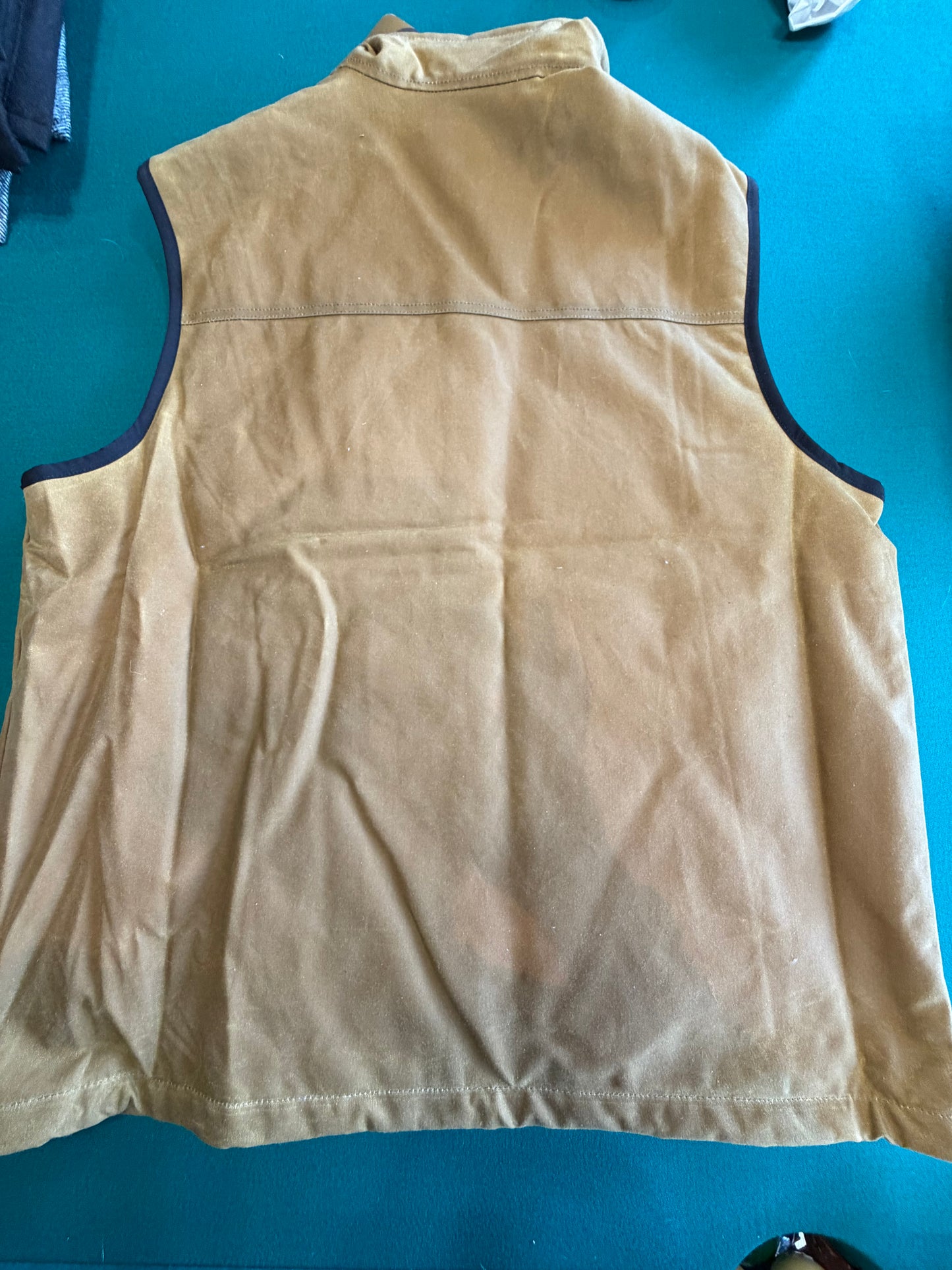 NWT Filson TIN CLOTH PRIMALOFT VEST in DARK TAN Extra Large NWT