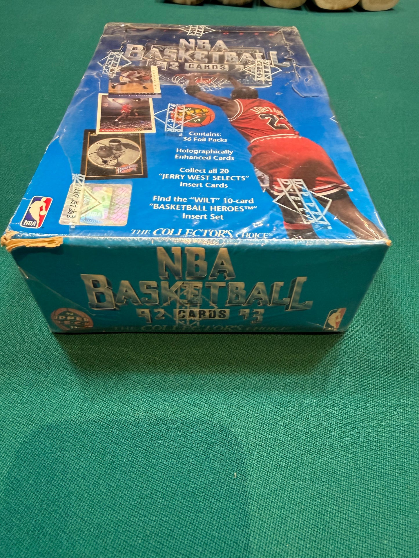 1992/93 Upperdeck Basketball Hobby Box Low Series (36) packs per box. Factory Sealed!