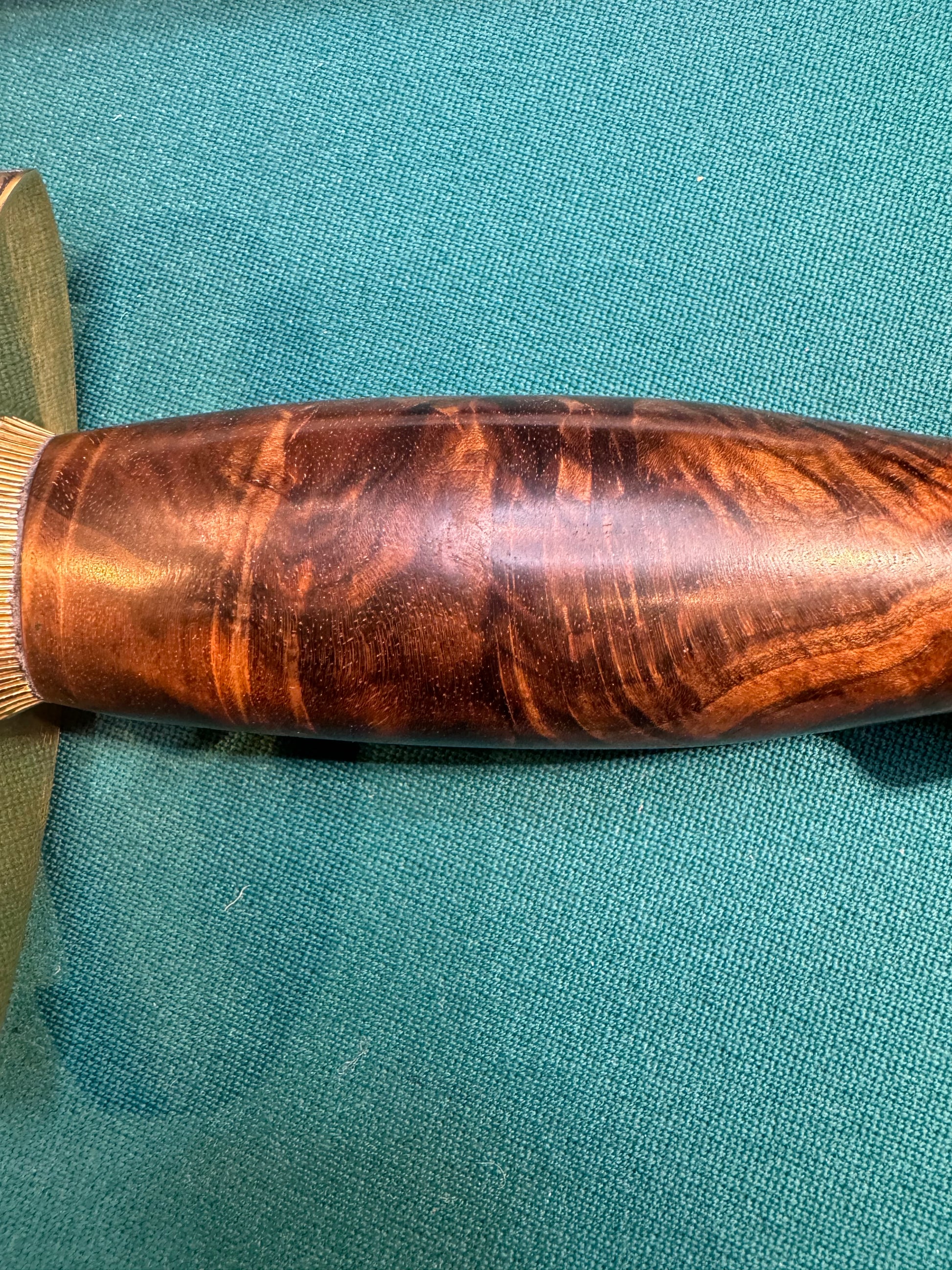New in Paper Randall Large Sasquatch Brass Lugged Hilt Turkish Walnut #994 Jere Davidson engraved