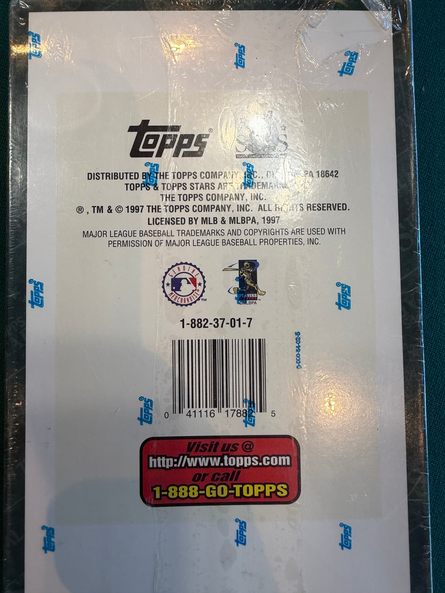 1997 TOPPS STARS MLB BASEBALL HOBBY BOX ADRIAN BELTRE RC NEW SEALED