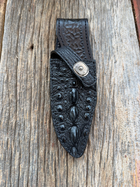 Randall Model 19-5 Exotic Snapping Turtle Horned Tail Sheath from Treeman.