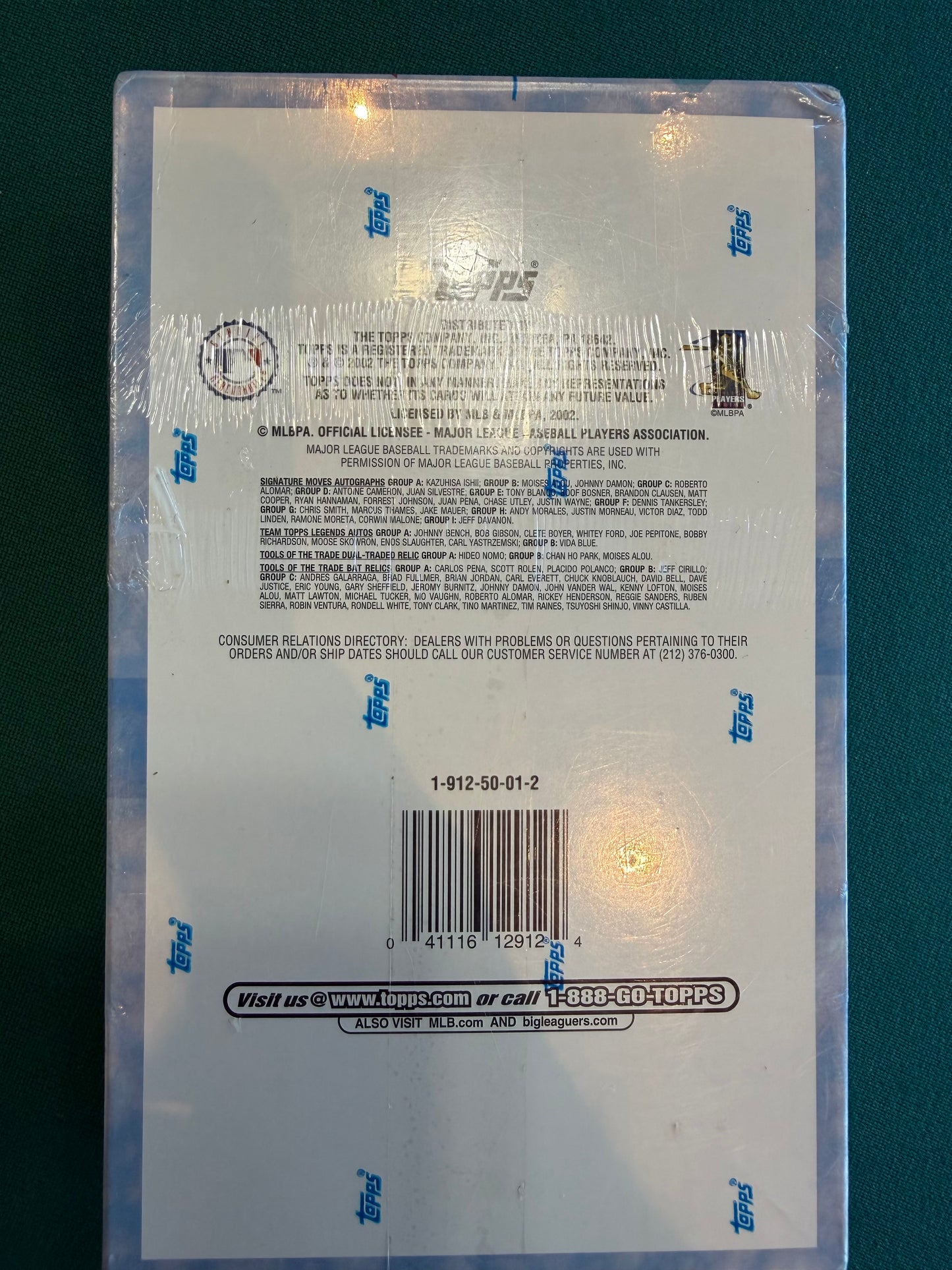 2002 TOPPS TRADED AND ROOKIES MLB BASEBALL HOBBY BOX 24 PACKS NEW SEALED