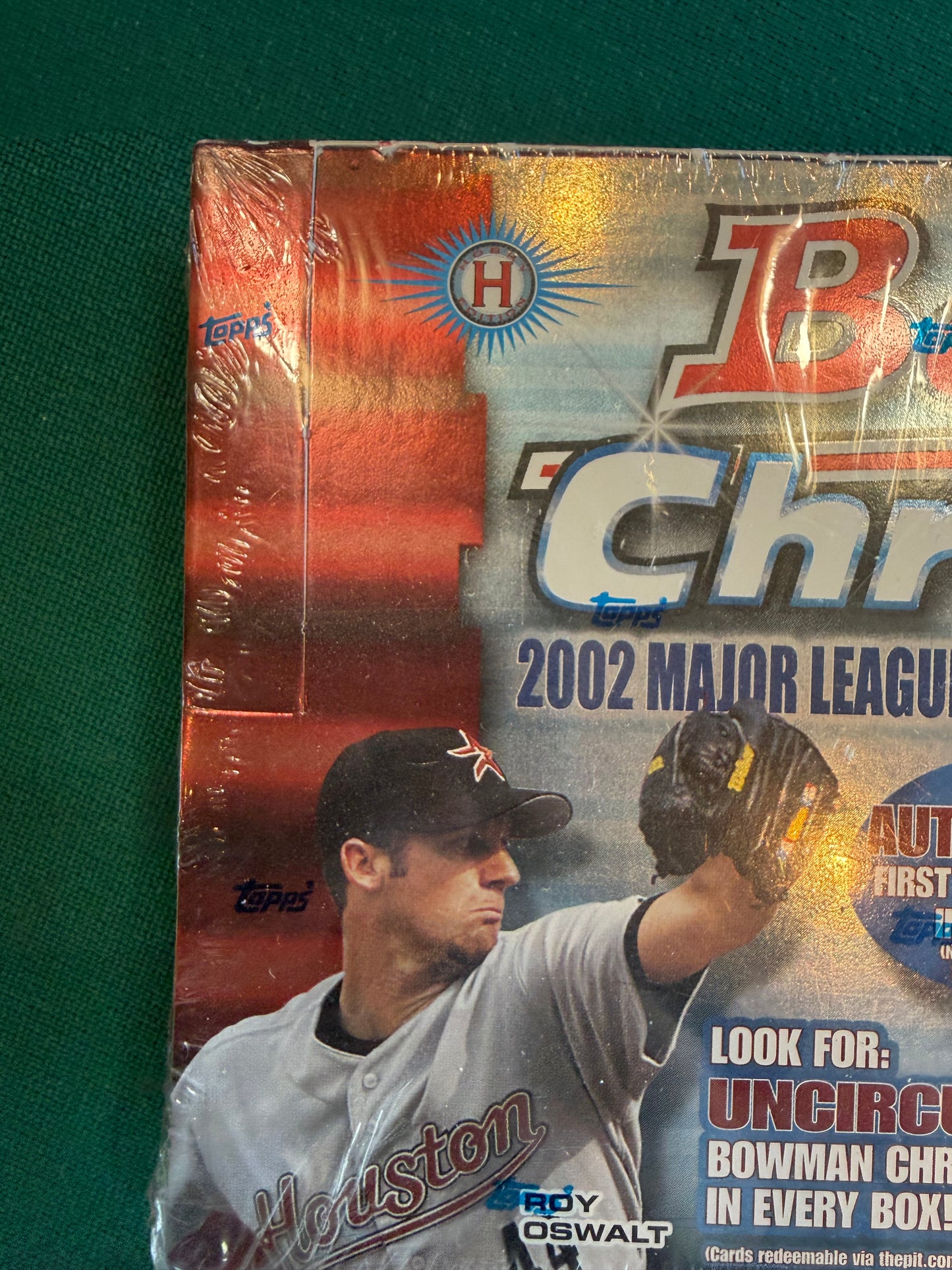 2002 Bowman Chrome Baseball Sealed Hobby Box...Mauer Auto RC?...Votto RC? FACTORY SEALED HOBBY BOX