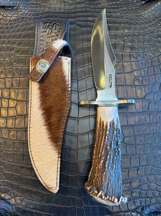 Randall Model 12-8 “Big Bear” Sheath in Exotic Zebra by Treeman. (Sheath only)