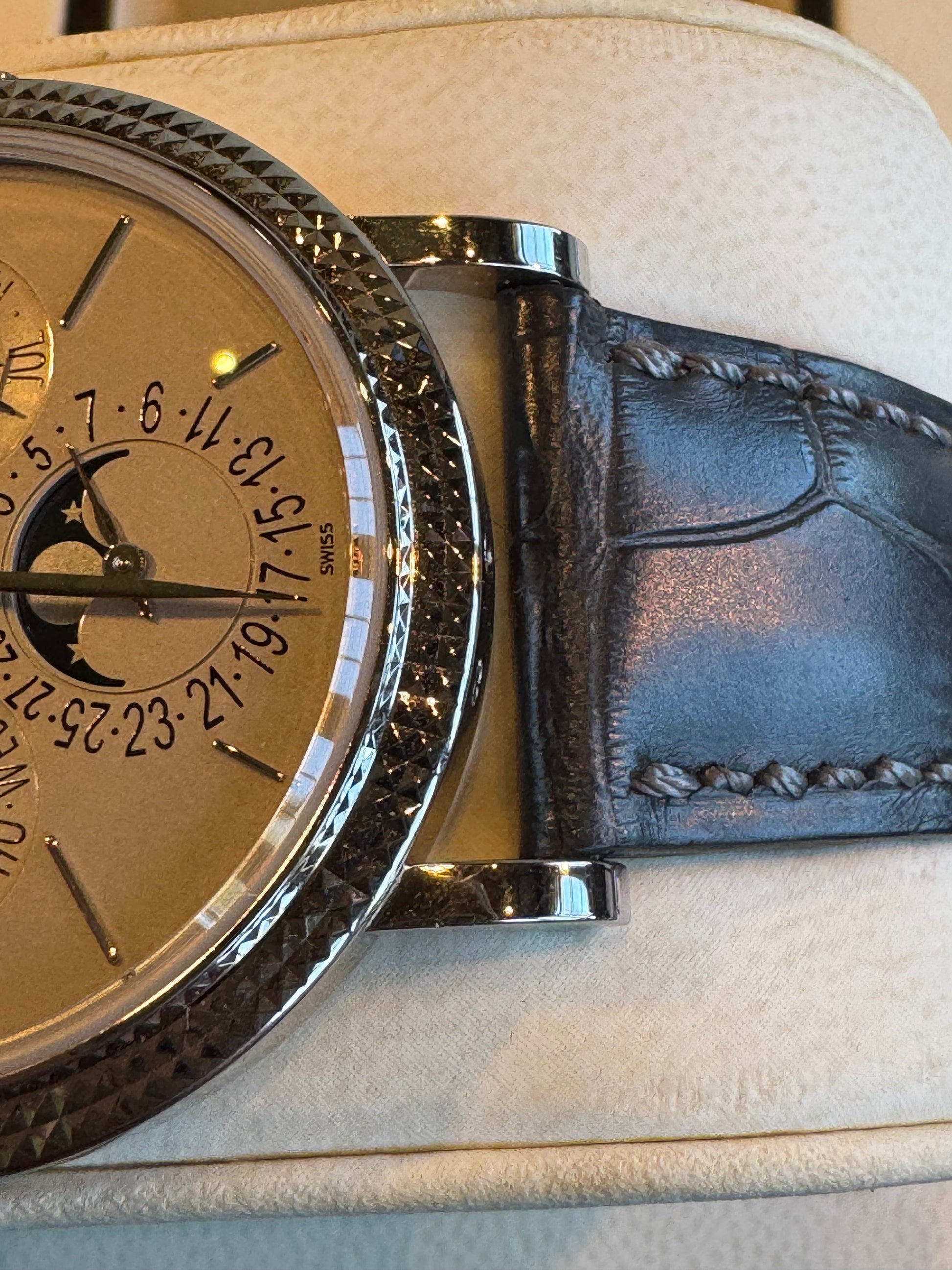 Patek Philippe Perpetual Calendar Grand Complications Perpetual Calendar 5139G-001 Matte Grey Strap like new.