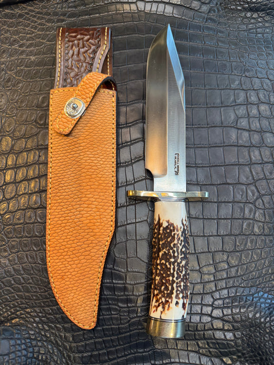 Randall Model 12-9 Clip Point Sheath in Exotic Beaver Tail by Treeman. (Sheath only)