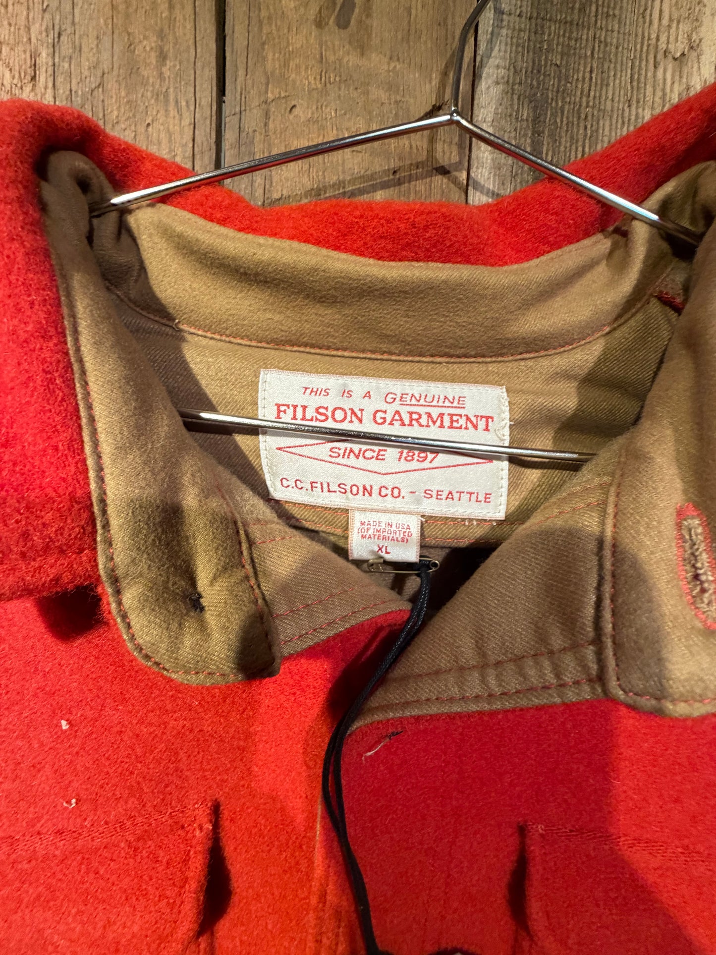 NWT Filson Jacquard Wool Jac Shirt Moose Men's XL NWT MSRP $595