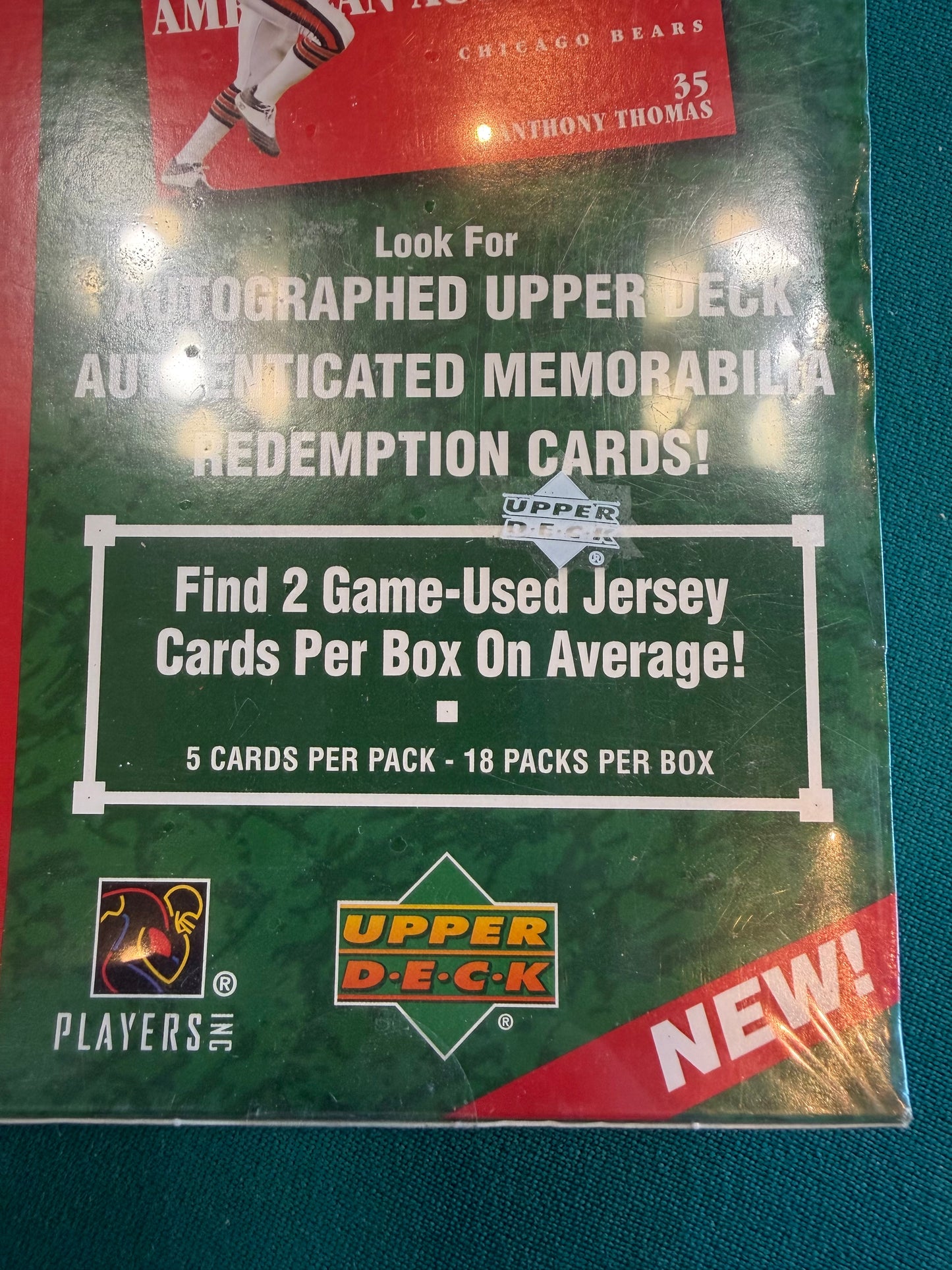 2002 Upper Deck Authentics Football Hobby Box Factory Sealed