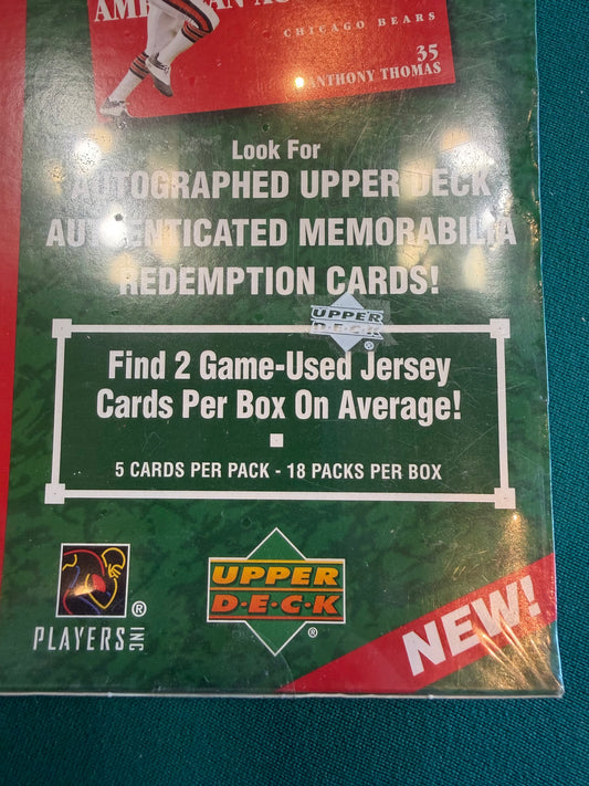 2002 Upper Deck Authentics Football Hobby Box Factory Sealed