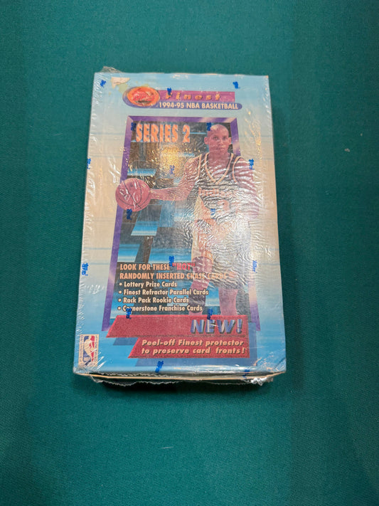 1994/95 Finest Basketball Hobby Box Series 2 (24) packs per box. Factory Sealed!