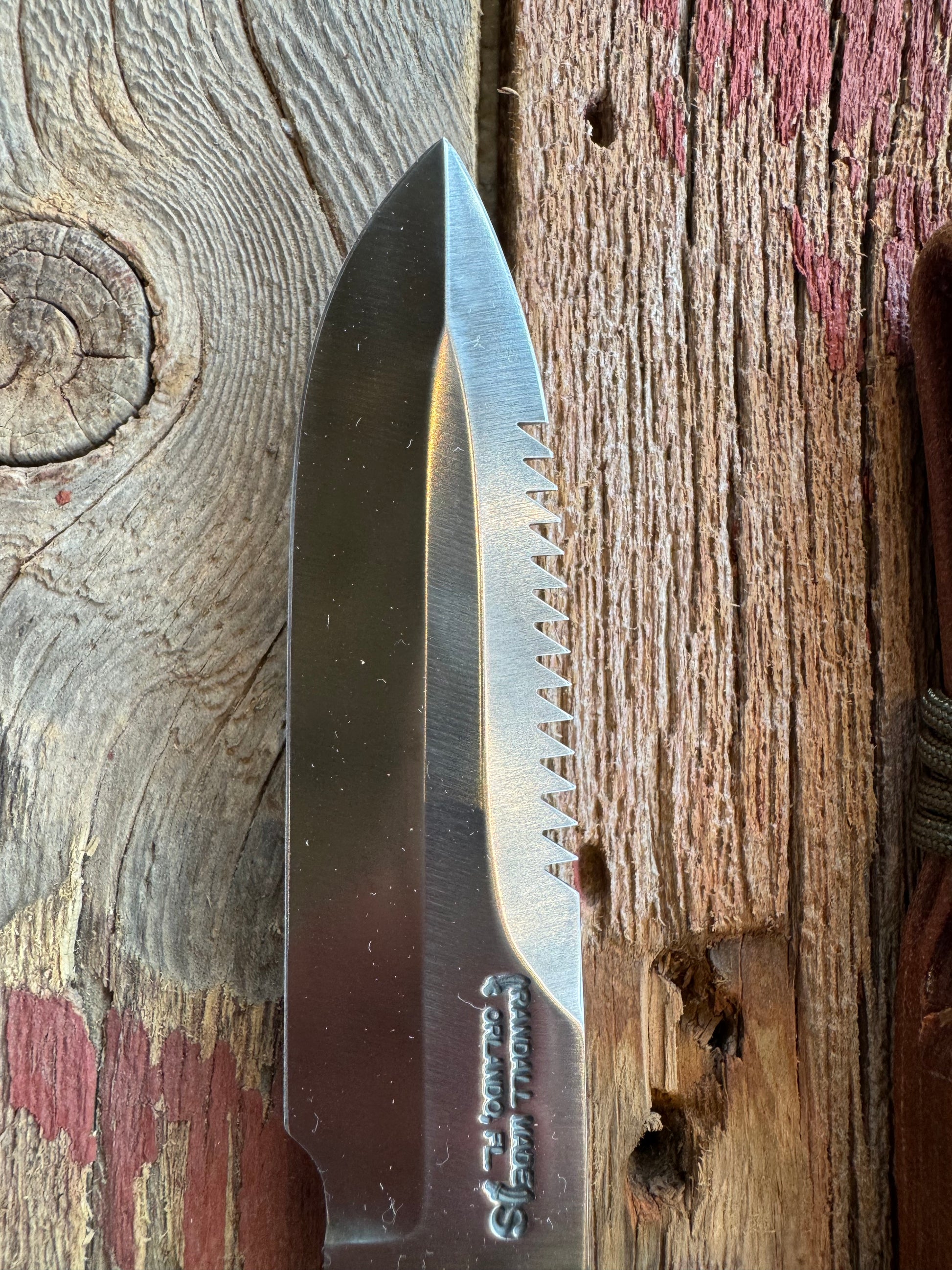 New in Paper Randall Knife Model 18-5.5 Stainless Steel Compass New