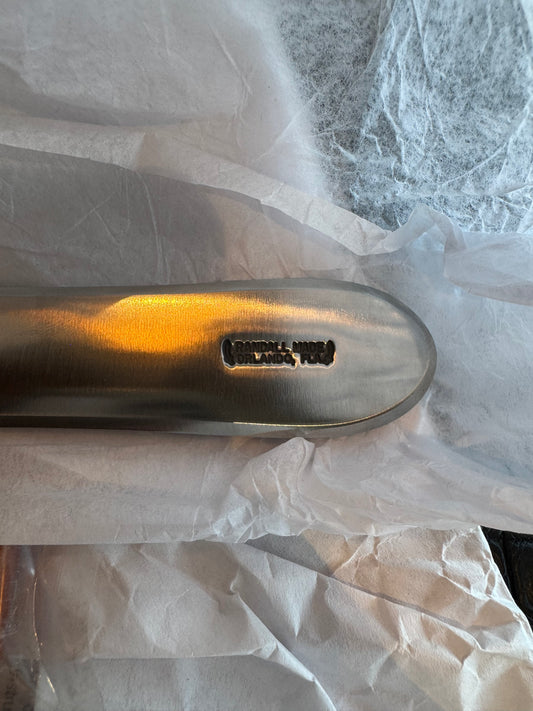New in Paper Randall Knives Model 9-10 Pro Thrower with Original Leather Sheath