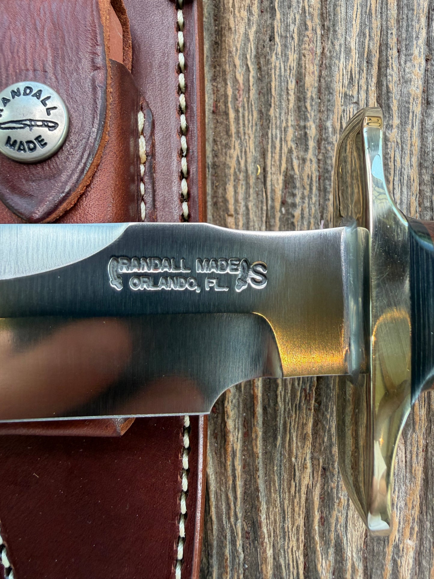 Randall Model 1-7 Honduran Rosewood Stainless NSH Aluminum Butt Sawteeth black Spacers