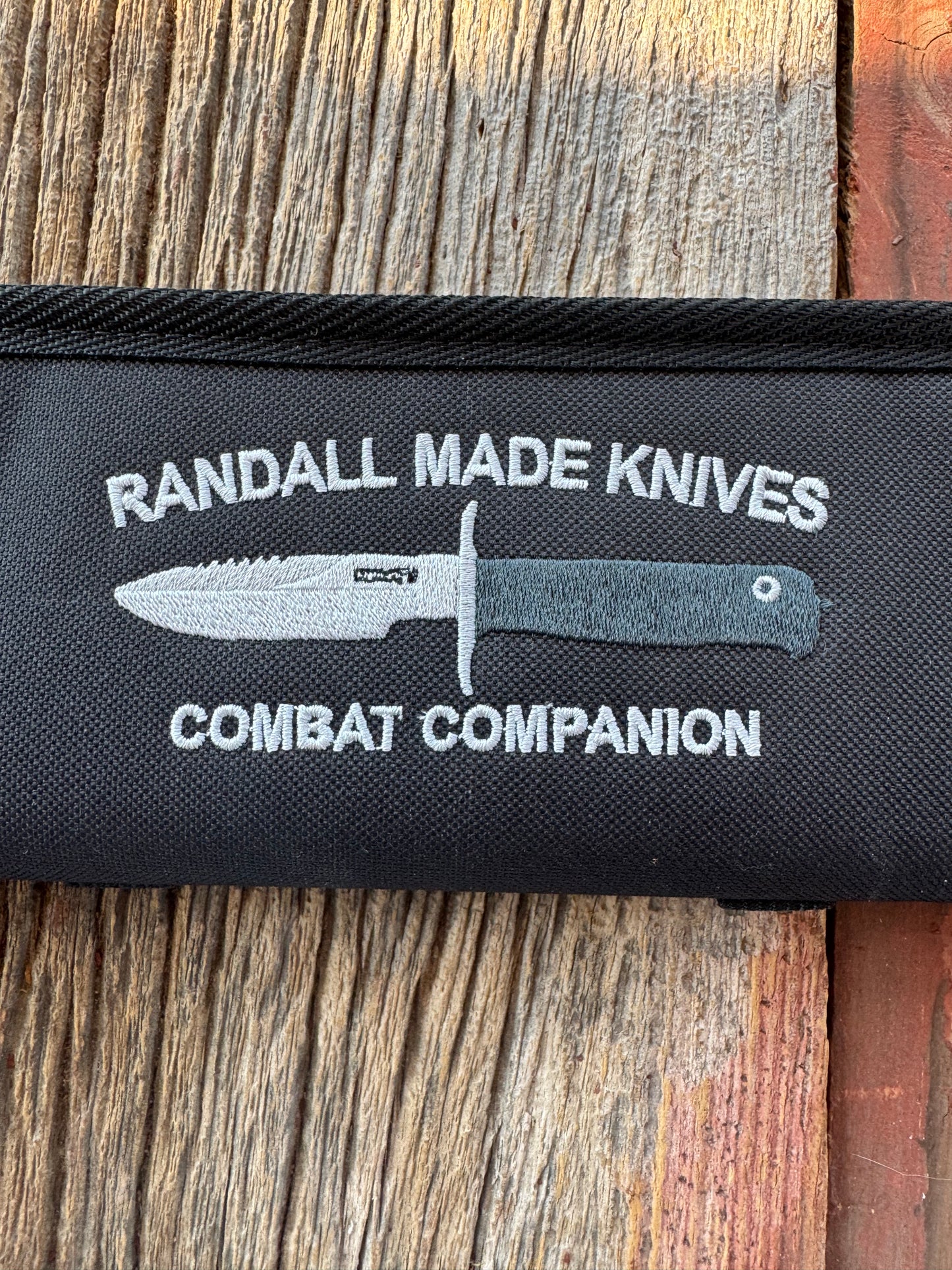 New Robbins Custom Knife case Randall Combat Companion Silk threading 13 inch velvet interior usable case