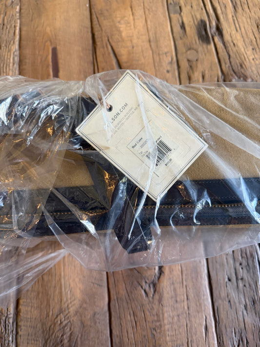 NWT Very Rare Filson Fly Fishing Rod Case Rugged Twill #20002630 Made in USA 1st unused.