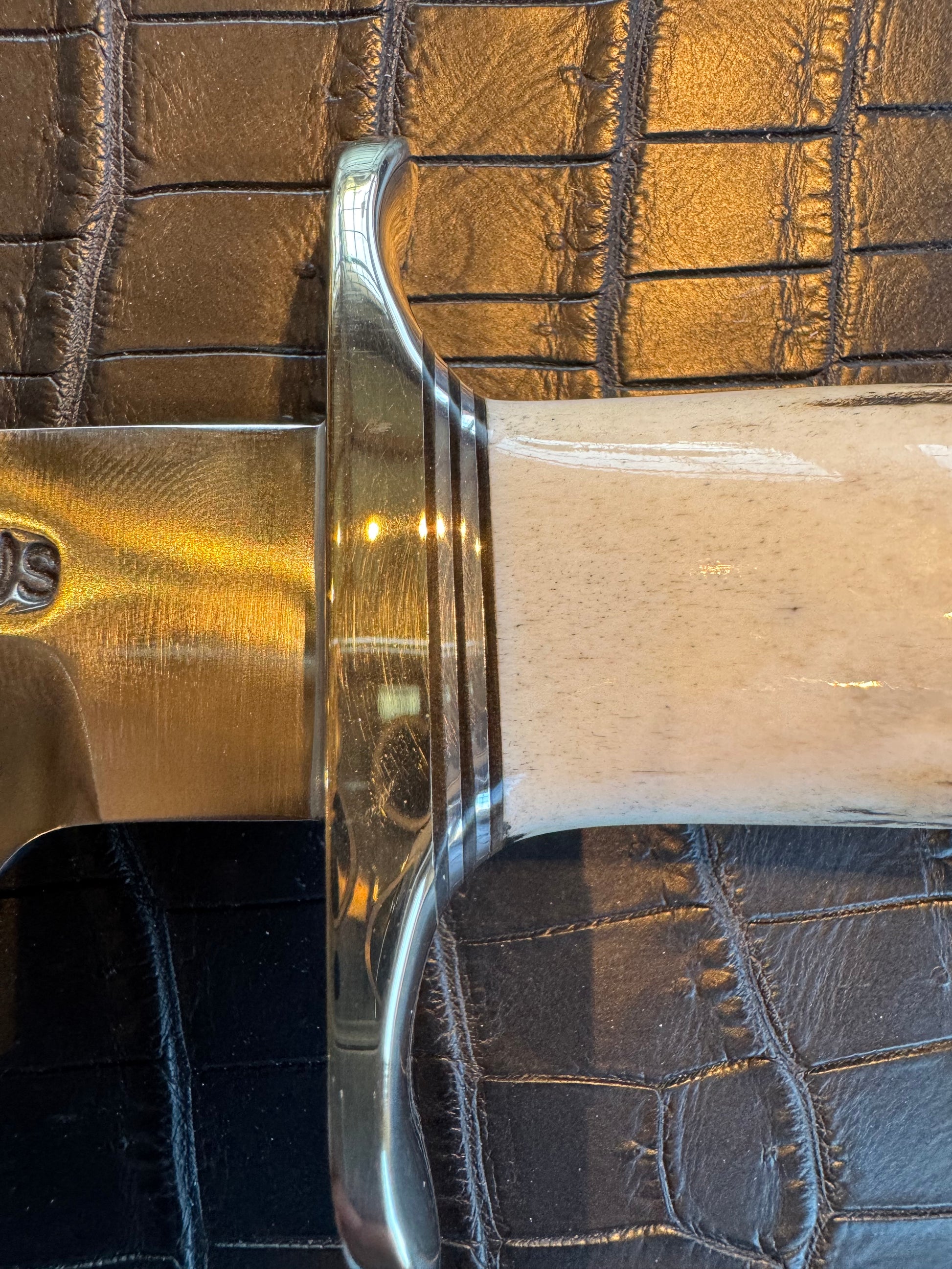 Nice Randall Knife 14-7 1/2 Stag Nickel Silver Hilt + Buttcap Stainless Steel Blade