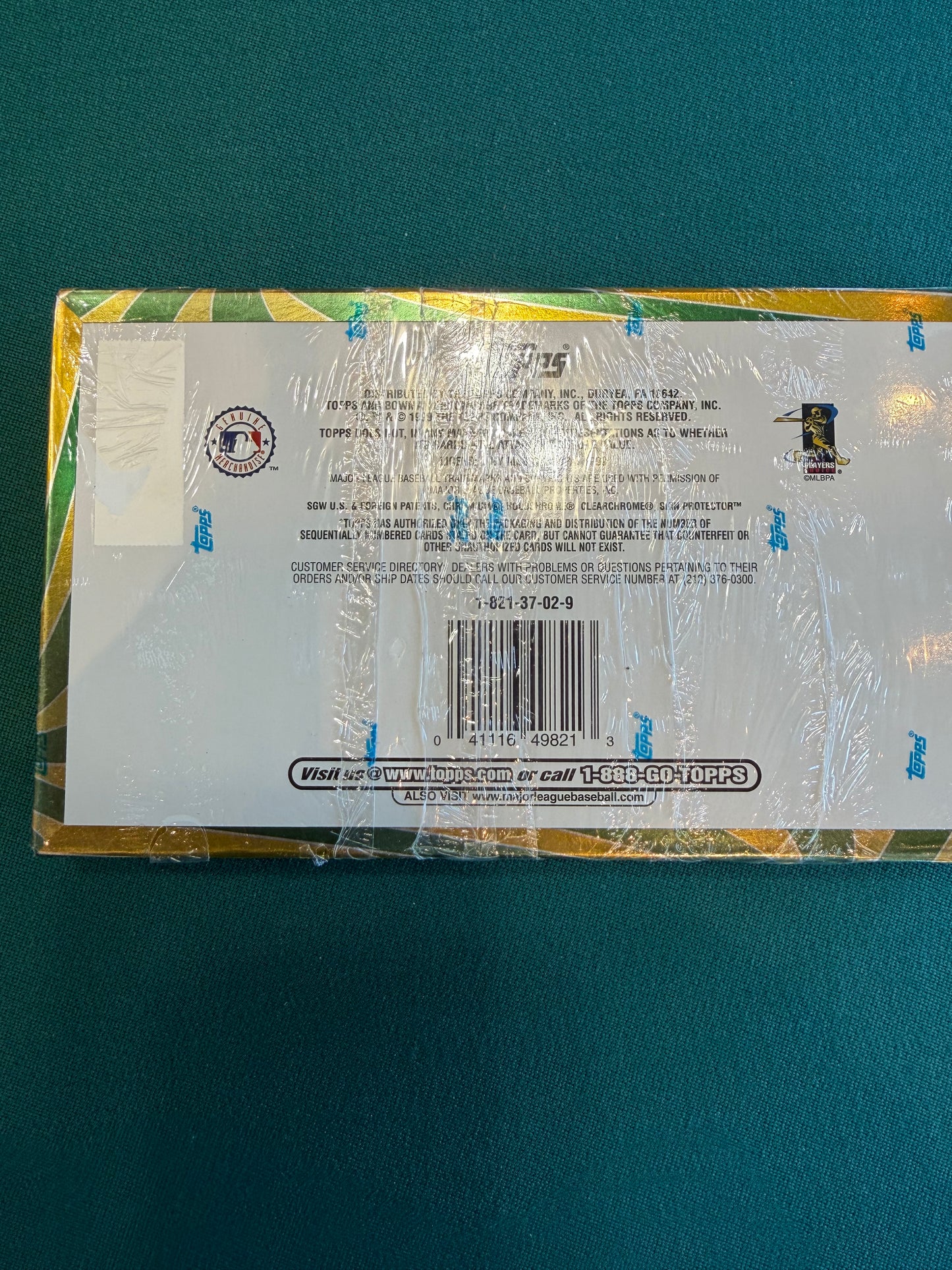 1999 Bowman Chrome 2 Hobby Box - Hamilton, Furcal RCs FACTORY SEALED