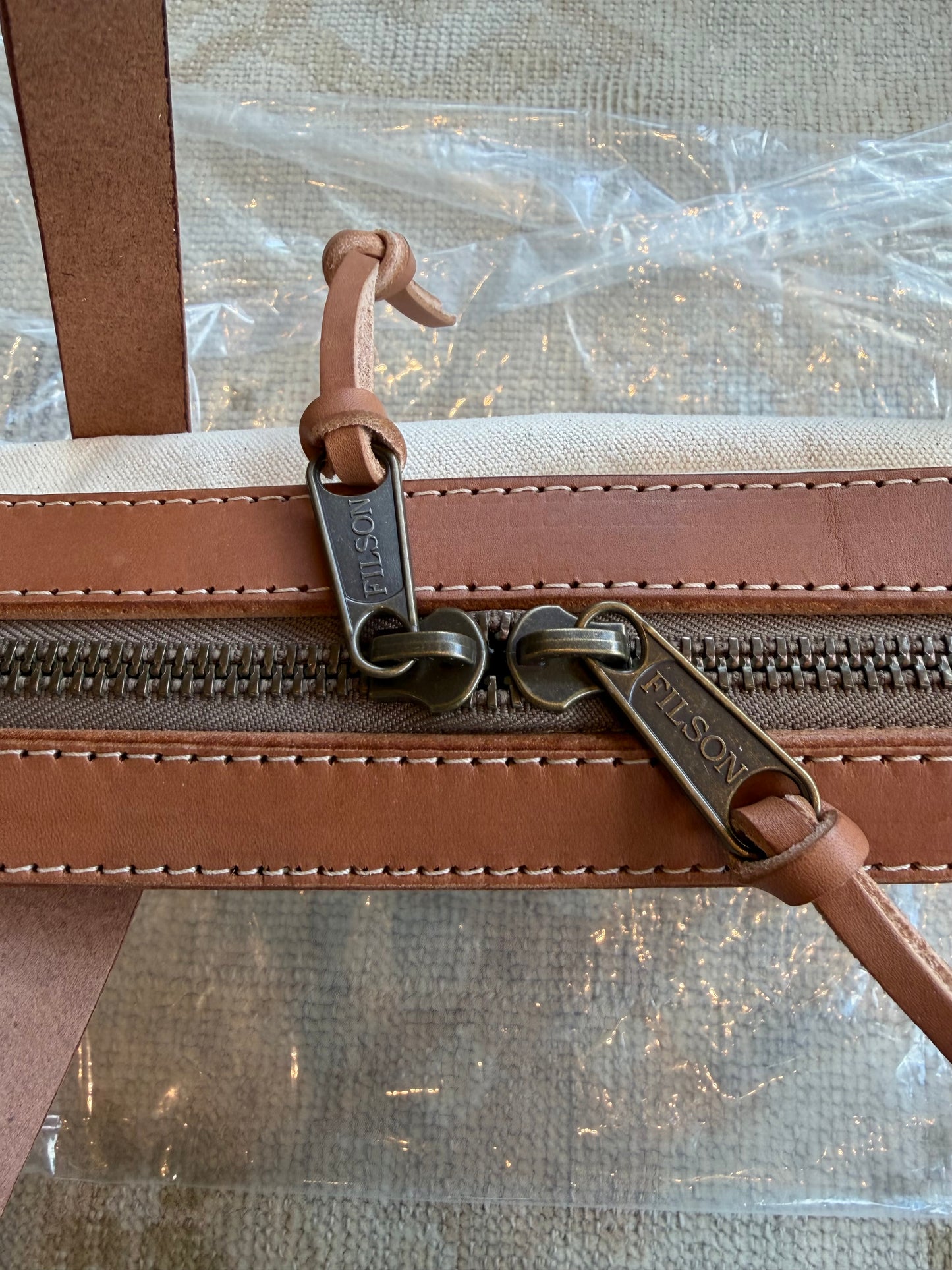 NWT Filson Workshop Pullman Canvas and Leather Briefcase. #13/50