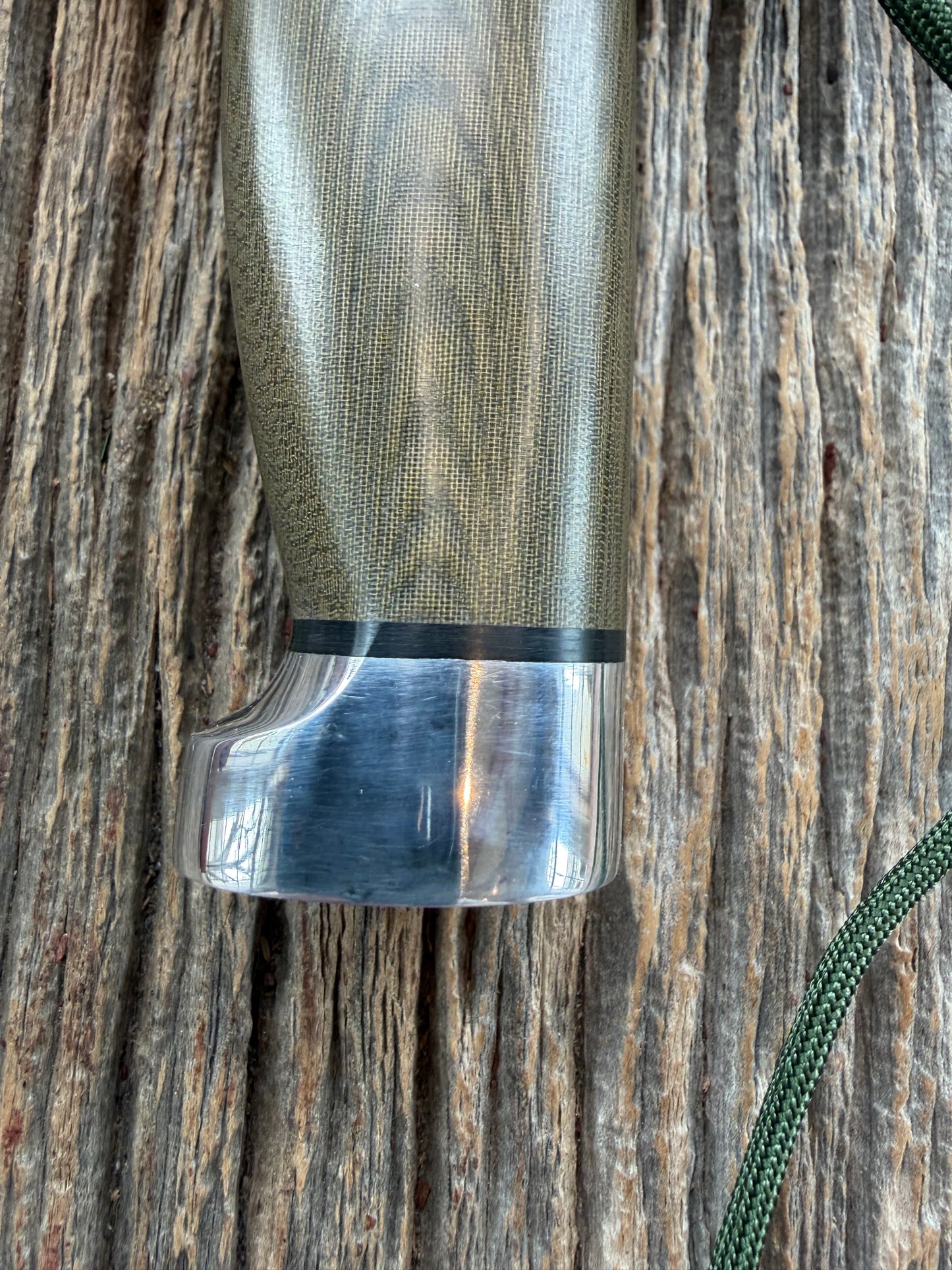 New Paper Randall Made Knife Model Sergeant Green Micarta Stainless Nickel Hilt