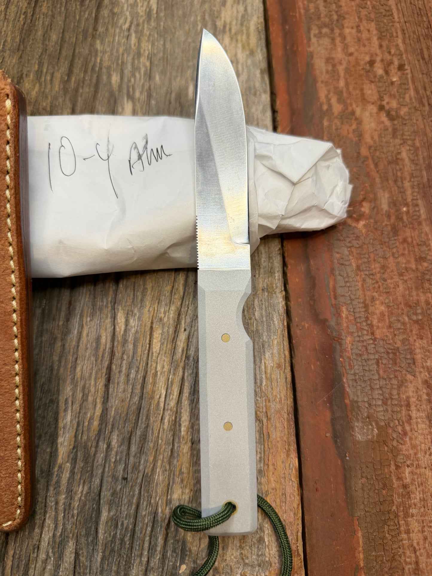 New in Paper Randall Knife Model 10-4 Fisherman Aluminum Handle Stainless Steel