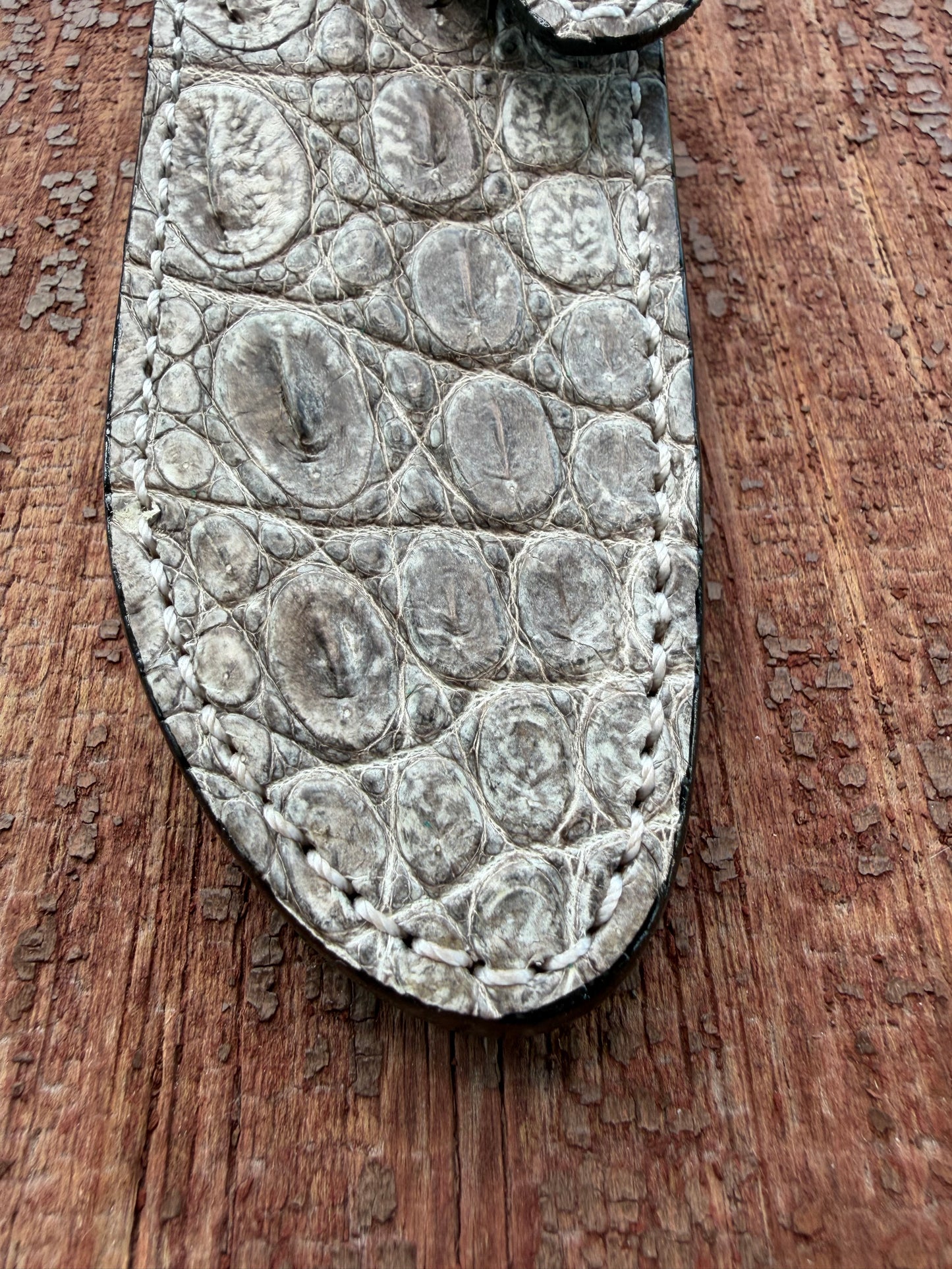Randall Model 23 Exotic Natural Crocodile Sheath from Treeman.