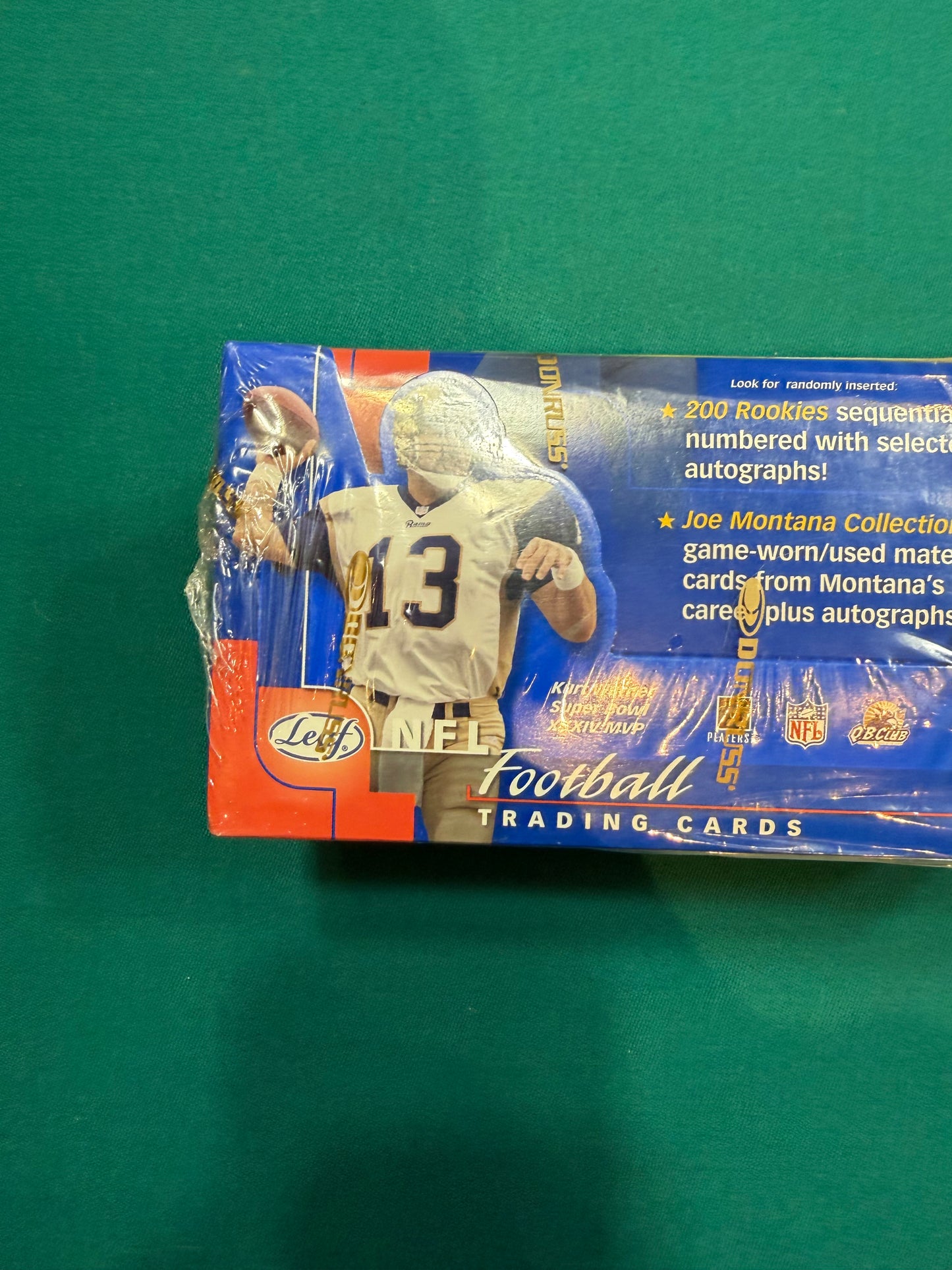 2000 LEAF ROOKIES & STARS FOOTBALL HOBBY BOX SEALED POSSIBLE TOM BRADY ROOKIE