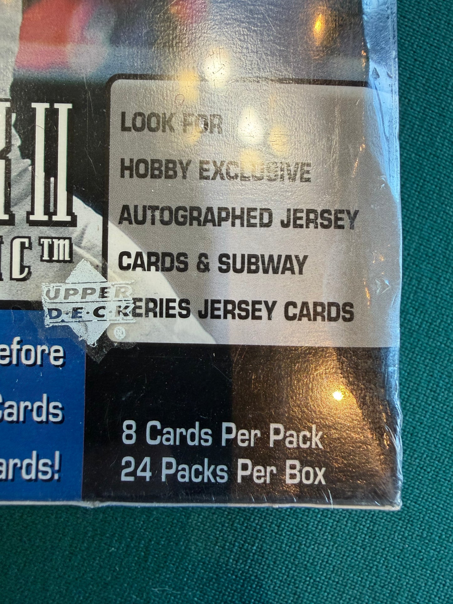 2001 Upper Deck Series 2 Mid-Summer Classic Pujols and Ichiro RC Hobby Box. 24 packs 8 cards per pack.