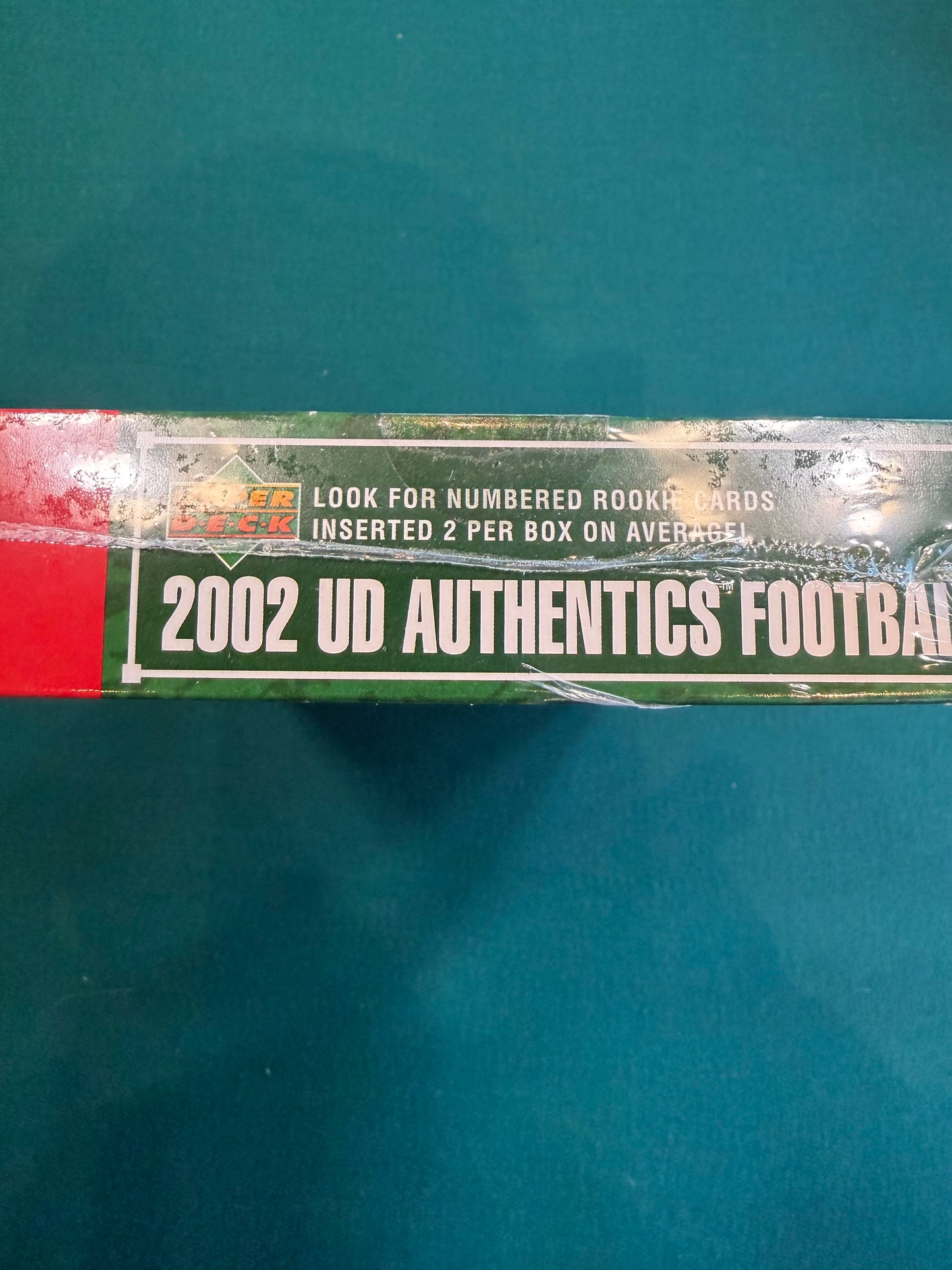 2002 Upper Deck Authentics Football Hobby Box Factory Sealed