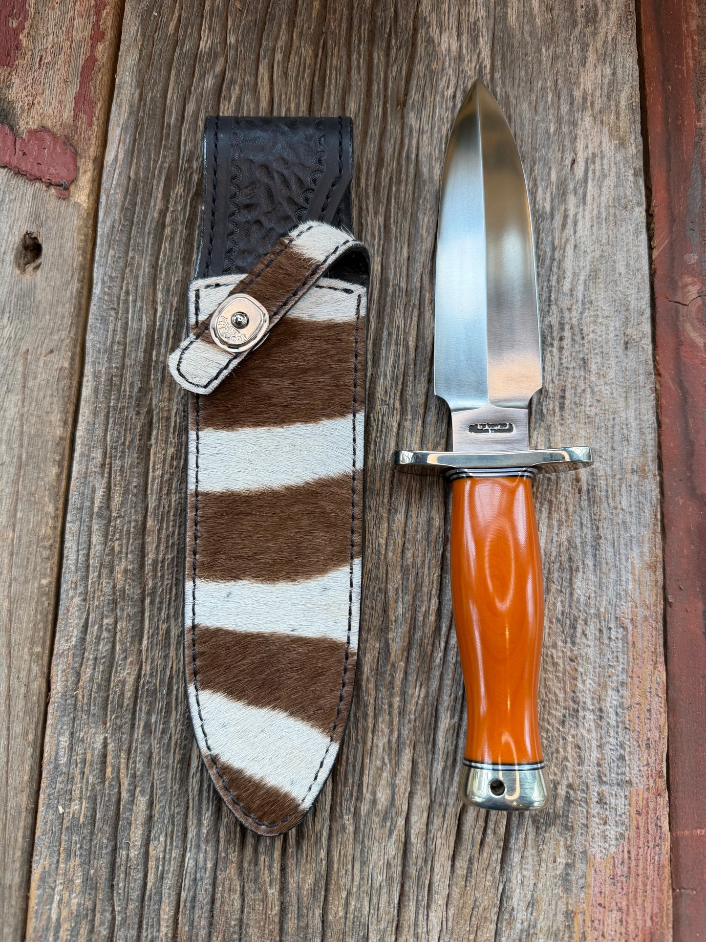 Rare Randall Knife Clinton Special Westinghouse Stainless Steel Croc Sheath NS