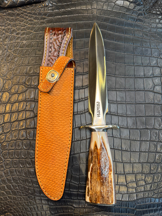 Randall Model 1-8 Sheath Straight Hilt in Exotic Beaver Tail by Treeman. (Sheath only)