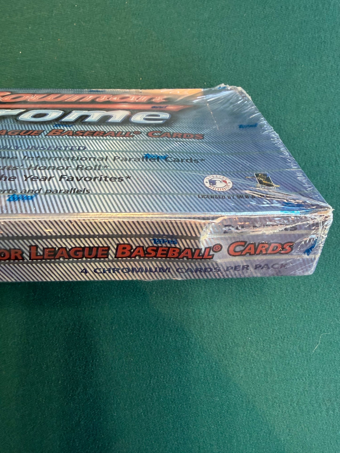 1997 Bowman Chrome Baseball FACTORY SEALED Hobby Box Griffey, Beltre Refractors