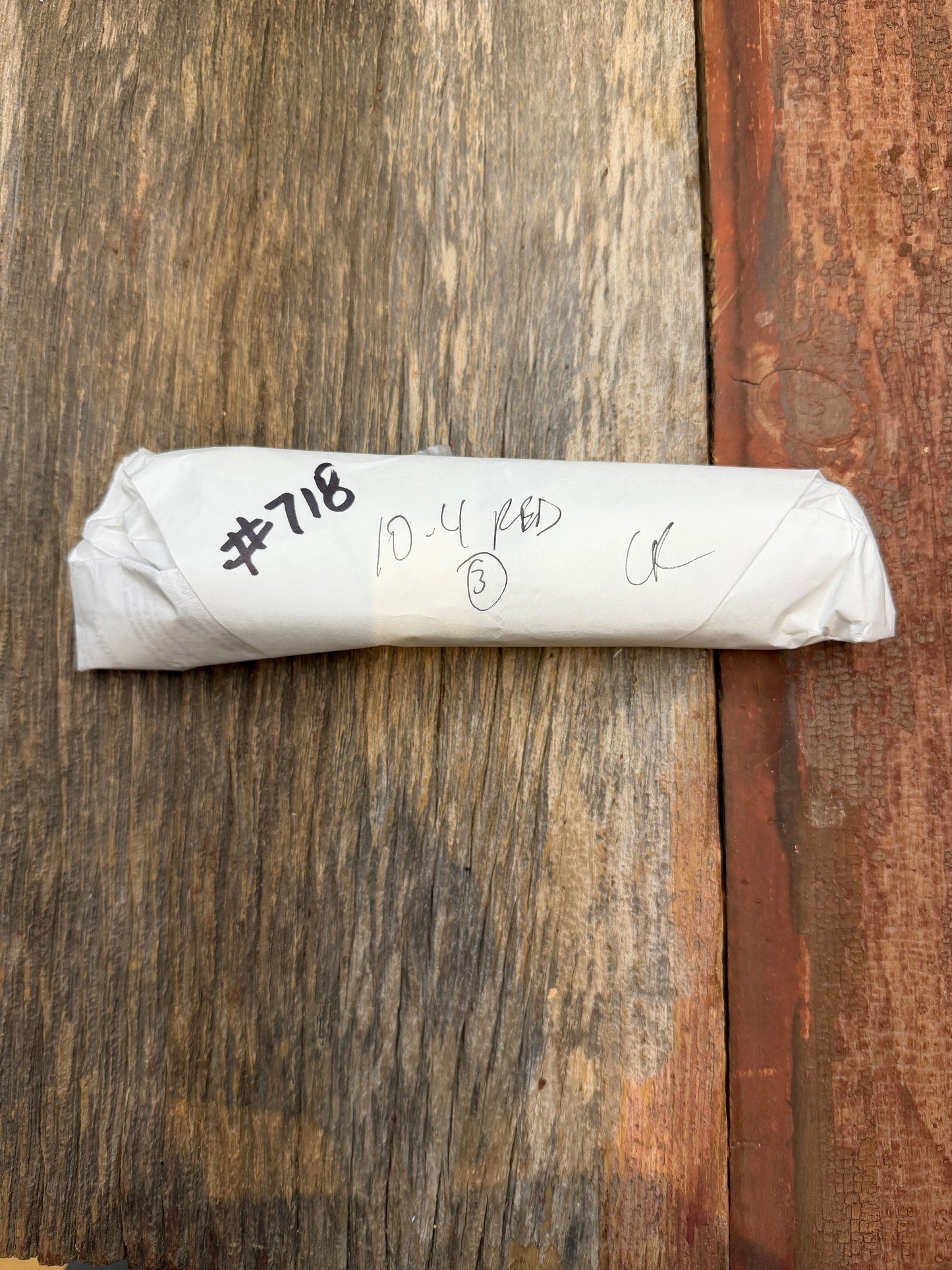 New in Paper Randall Knife Model 10-4 Fisherman Red Micarta Handle Stainless Steel