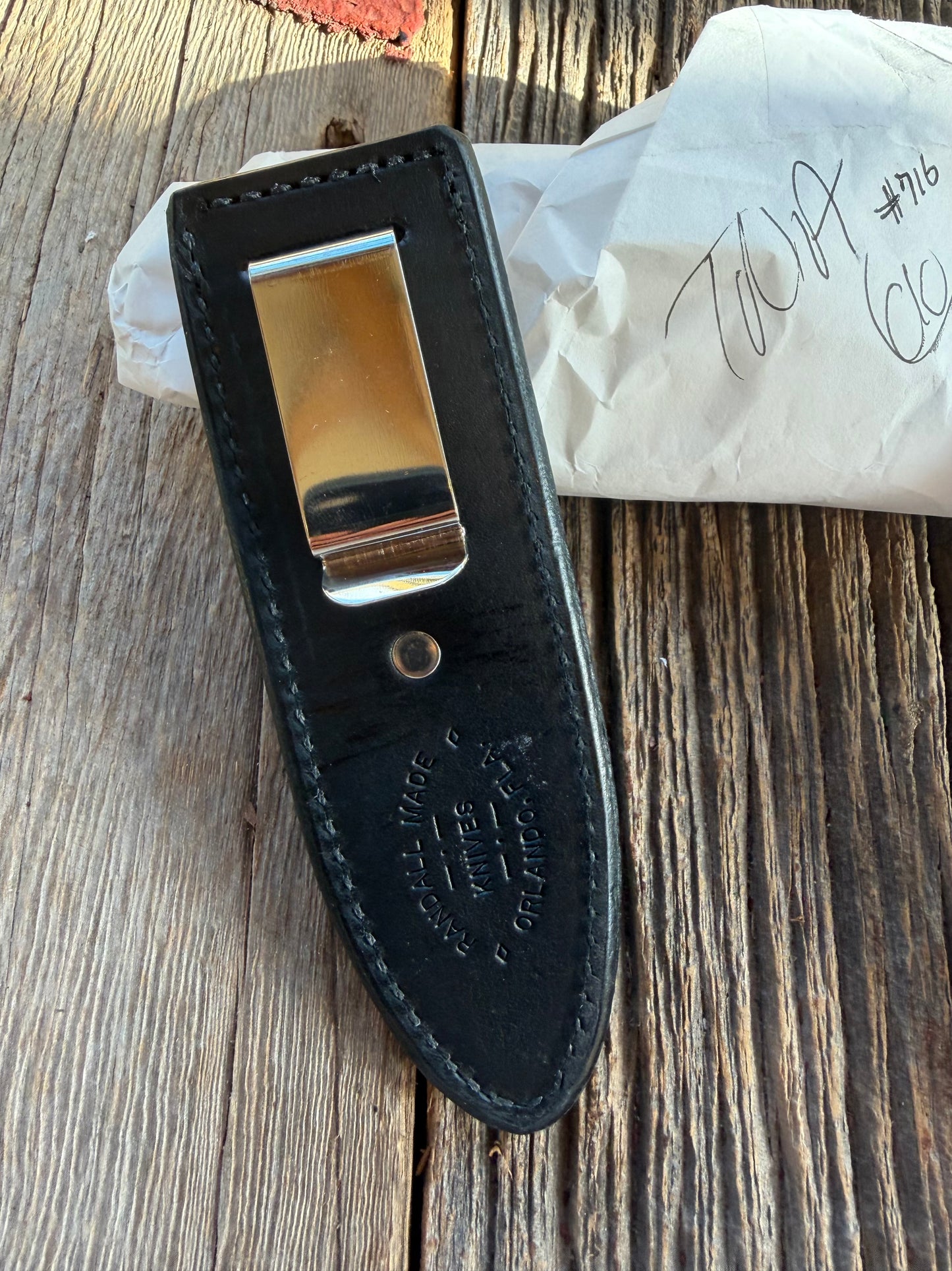 New in paper Randall Knife Model Triathlete  “Non Catalog” Stainless Steel