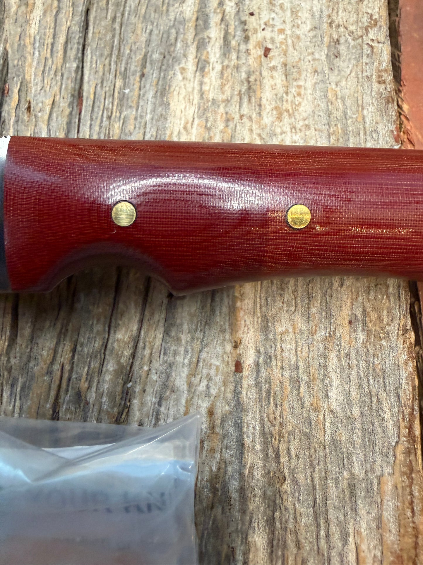 Randall Knife Model 10-3 Fisherman Red Micarta Stainless Steel