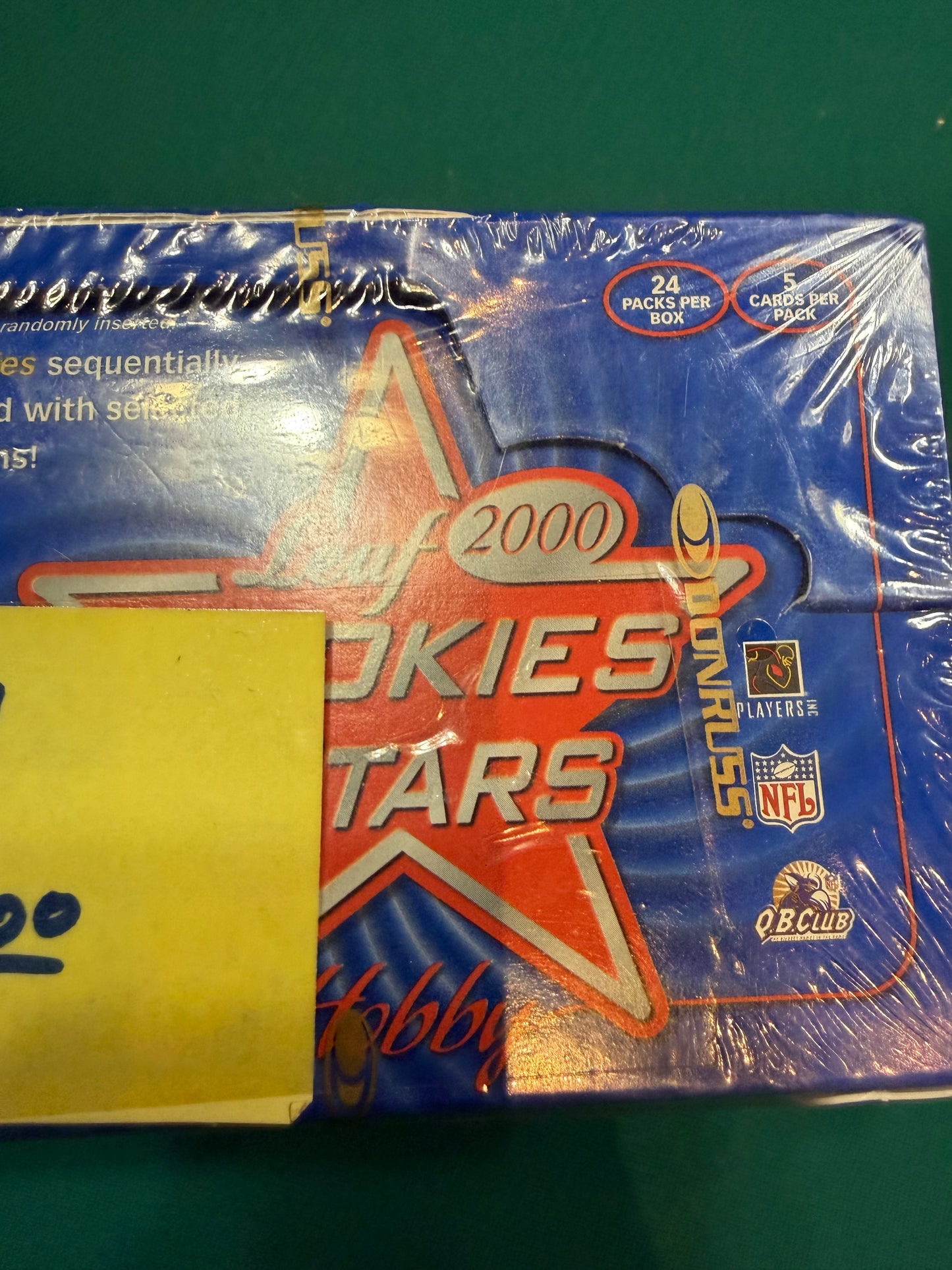 2000 LEAF ROOKIES & STARS FOOTBALL HOBBY BOX SEALED POSSIBLE TOM BRADY ROOKIE