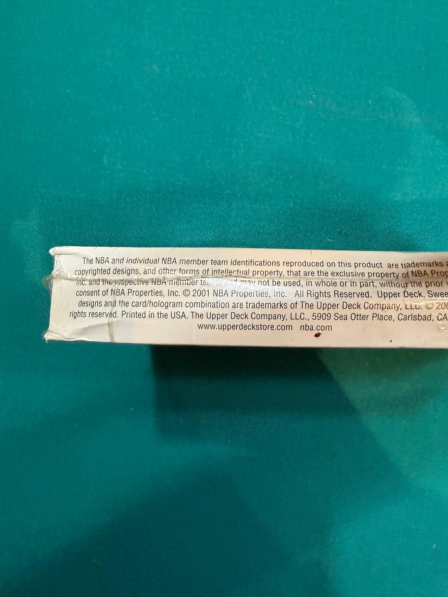 2001-02 Upper Deck Sweet Shot Basketball Hobby box Rookies plus MJ Bonus Pack 18 packs per box