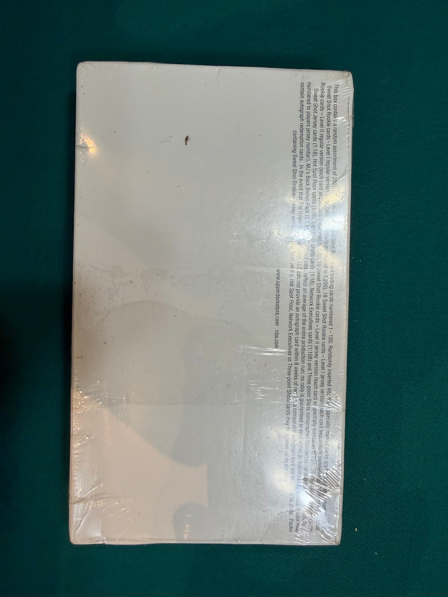 2001-02 Upper Deck Sweet Shot Basketball Hobby box Rookies plus MJ Bonus Pack 18 packs per box