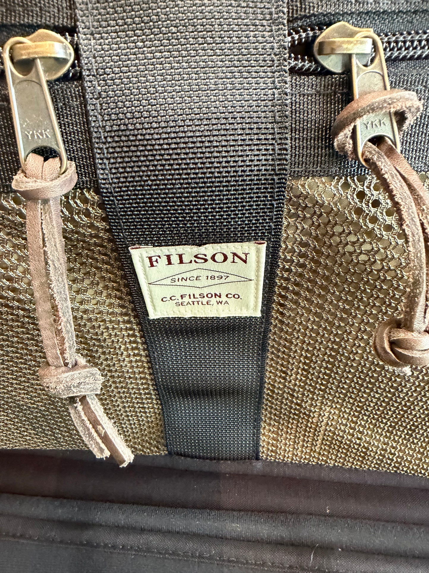 NWT Very Rare Filson Fly Fishing Rod Case Rugged Twill #20002630 Made in USA 1st unused.