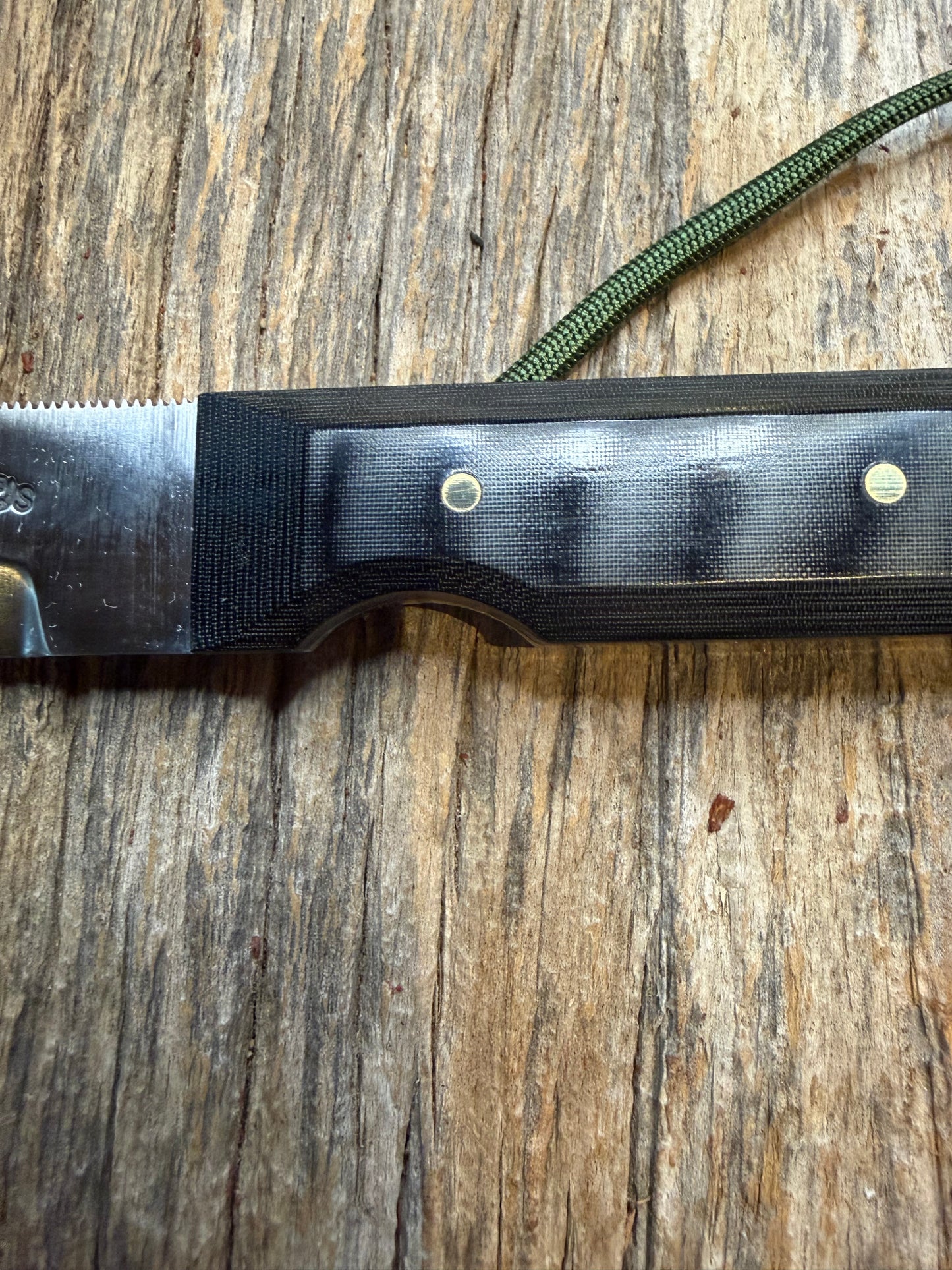 New in Paper Randall Knife Model 10-4 Fisherman Black Micarta Handle Stainless Steel