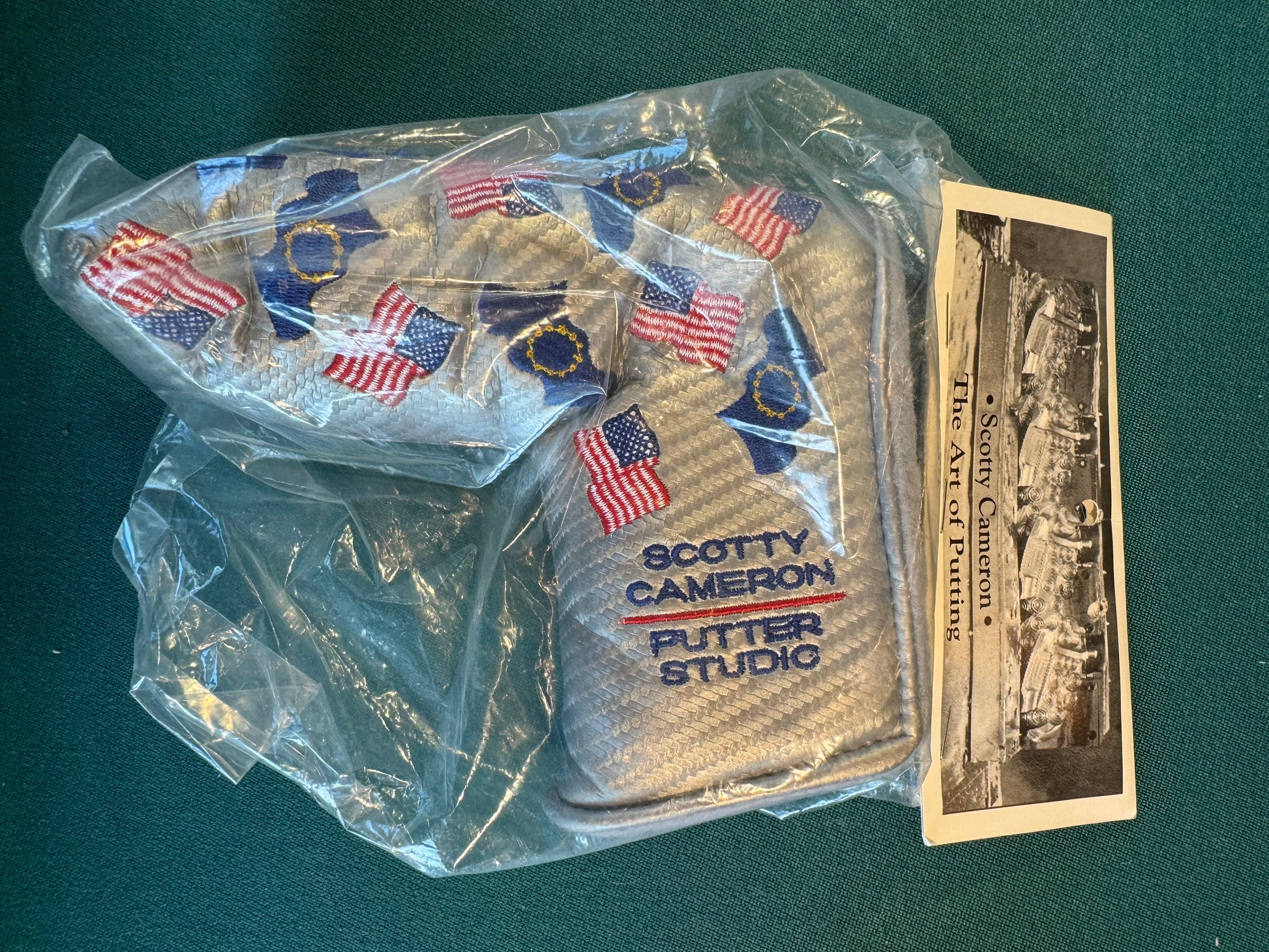 New in Bag Rare Scotty Cameron US vs UK Ryder Cup Head cover
