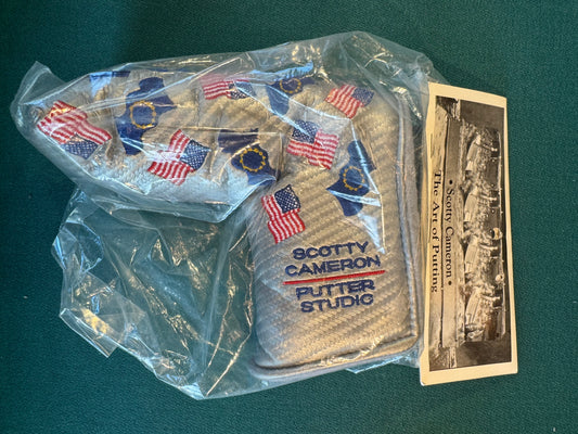 New in Bag Rare Scotty Cameron US vs UK Ryder Cup Head cover