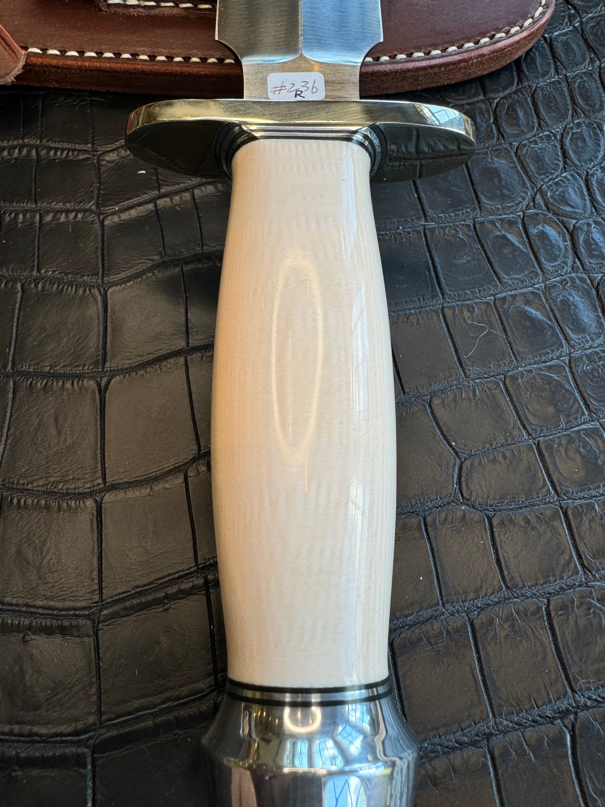 New in Paper Randall Knife Clinton Special TC Nickel Hilt Stainless Steel Resin