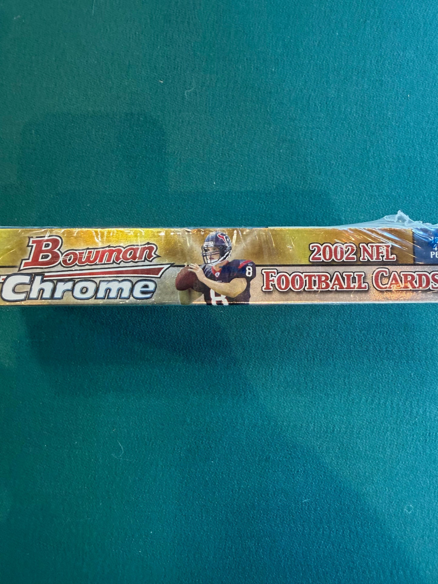 2002 Bowman Chrome Football Factory Sealed HOBBY BOX New/Factory Sealed. 18 packs per box